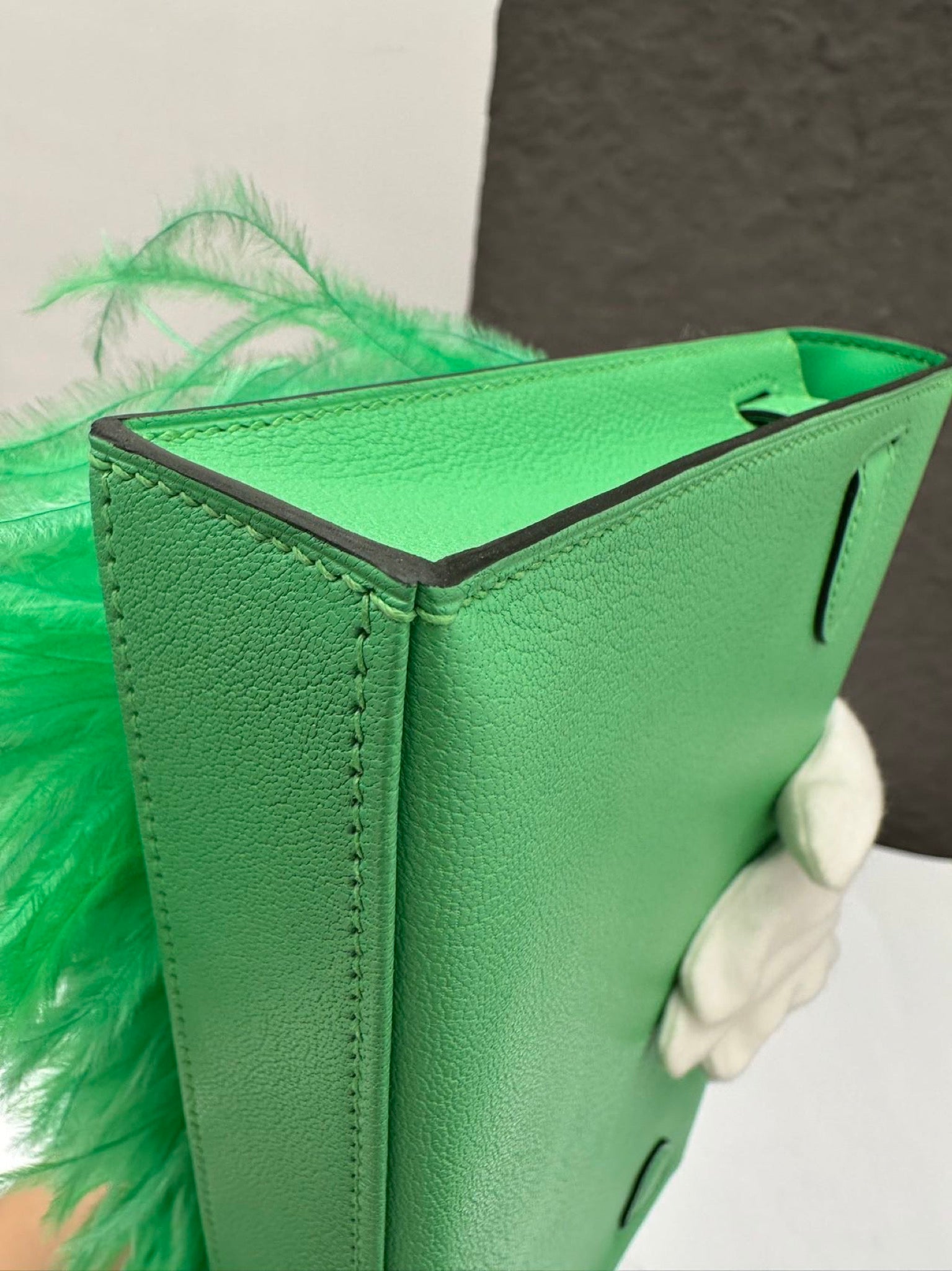 Hermès Kelly Elan Folie Ostrich Feather image 19