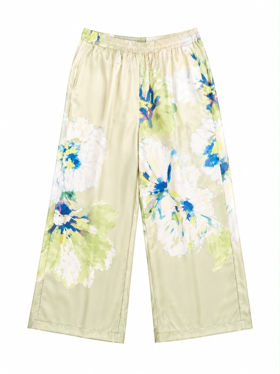 TROUSER PLACEMENT GREEN GRADIENT FLORAL MCL12972