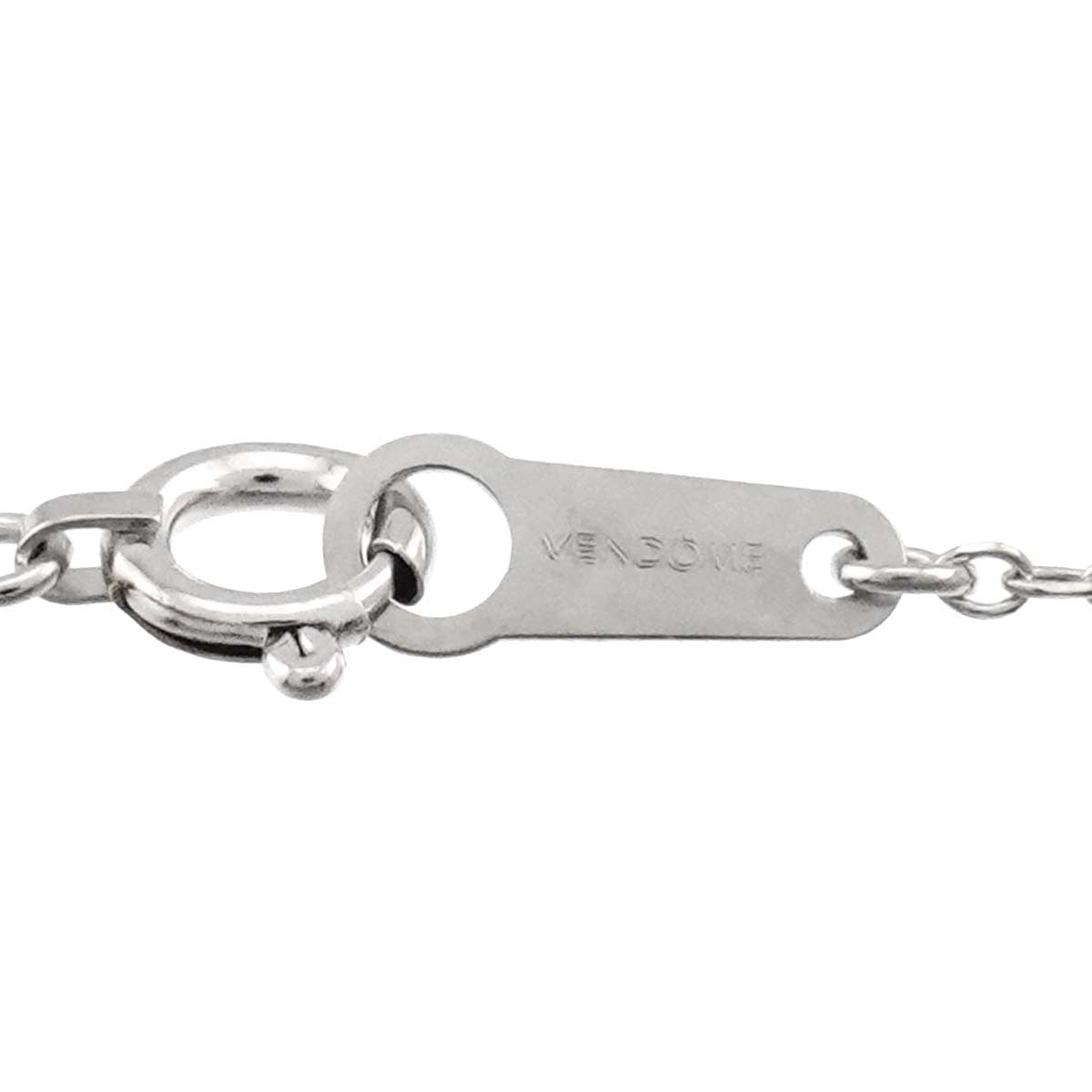 VENDOME Akoya Pearl 5.6mm Diamond Necklace 18K WG 750 902964244