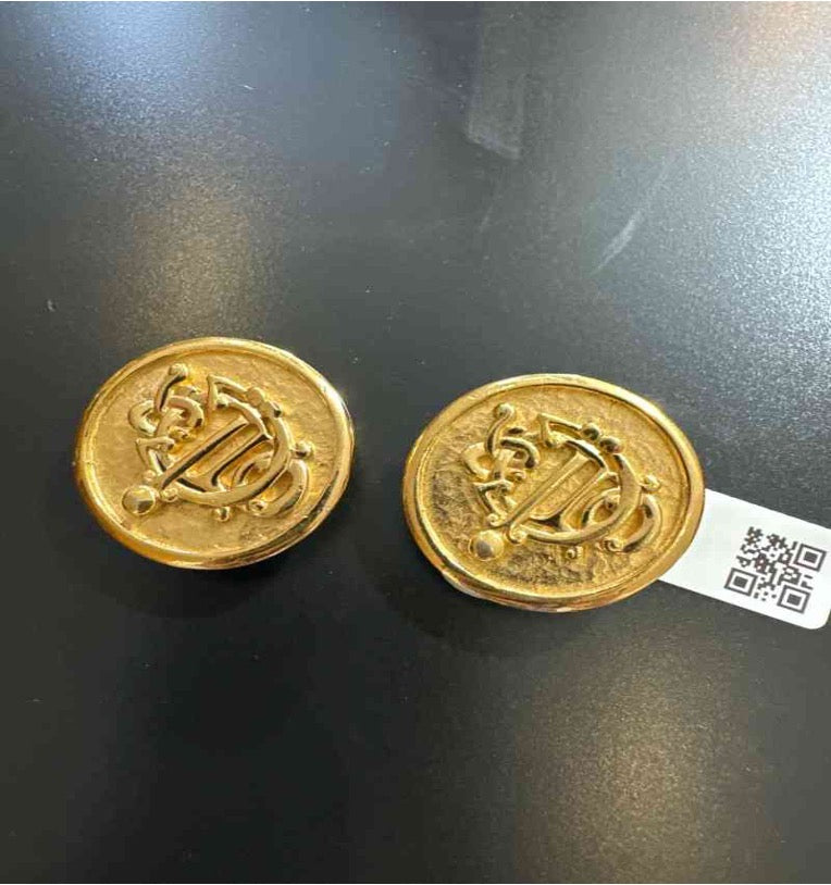Dior Pumpkin Carriage Ear Clips LZ410265