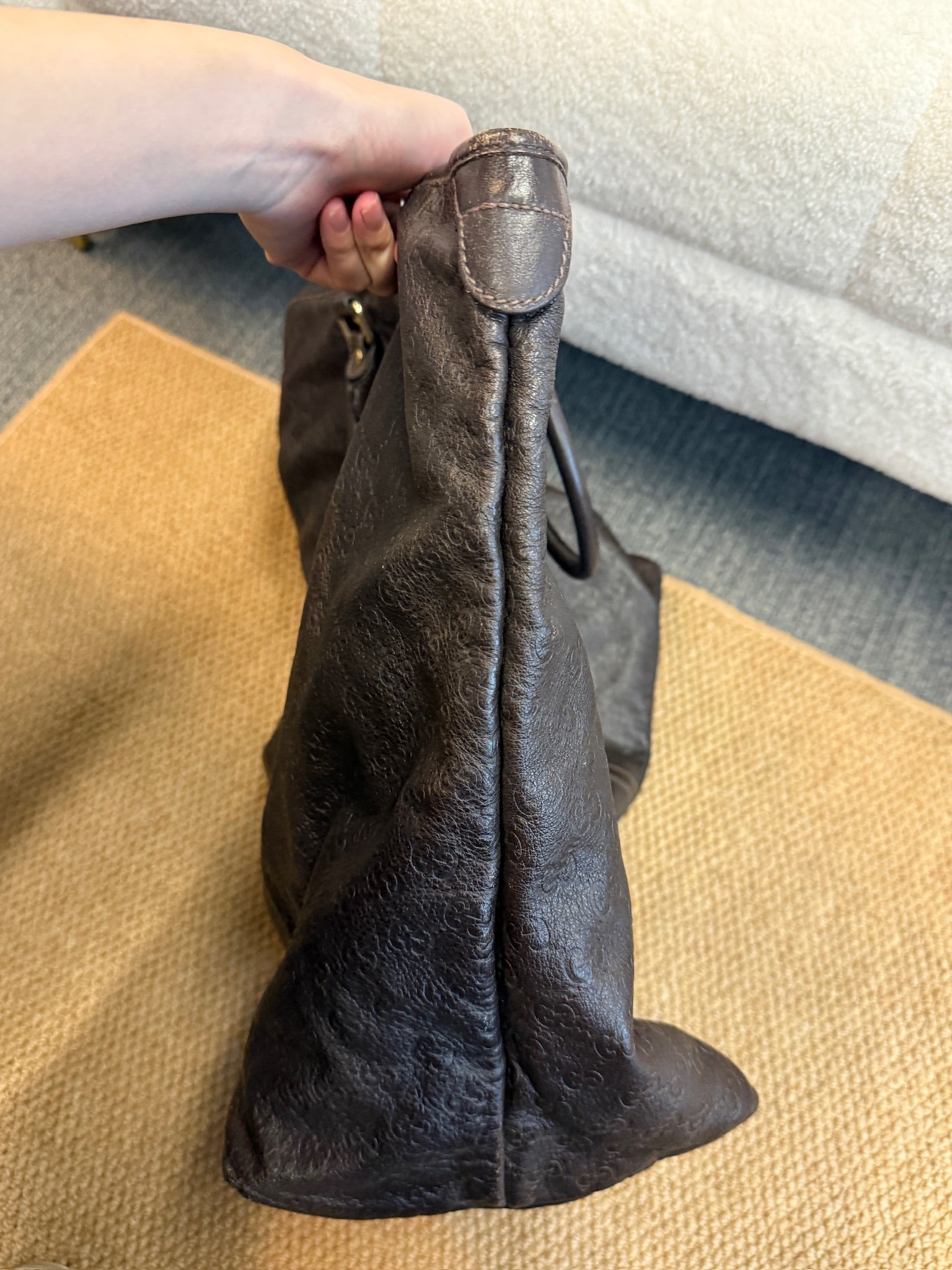 Gucci Guccissima Leather Tote Bag