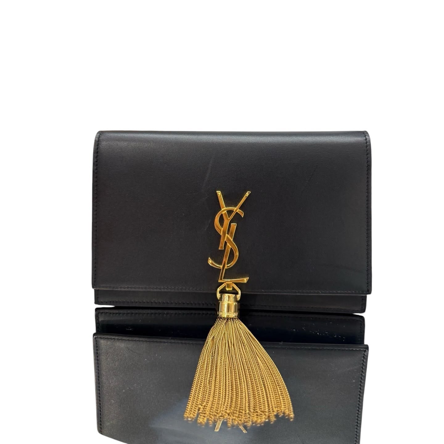 YSL Black Kate Bag with Tassle