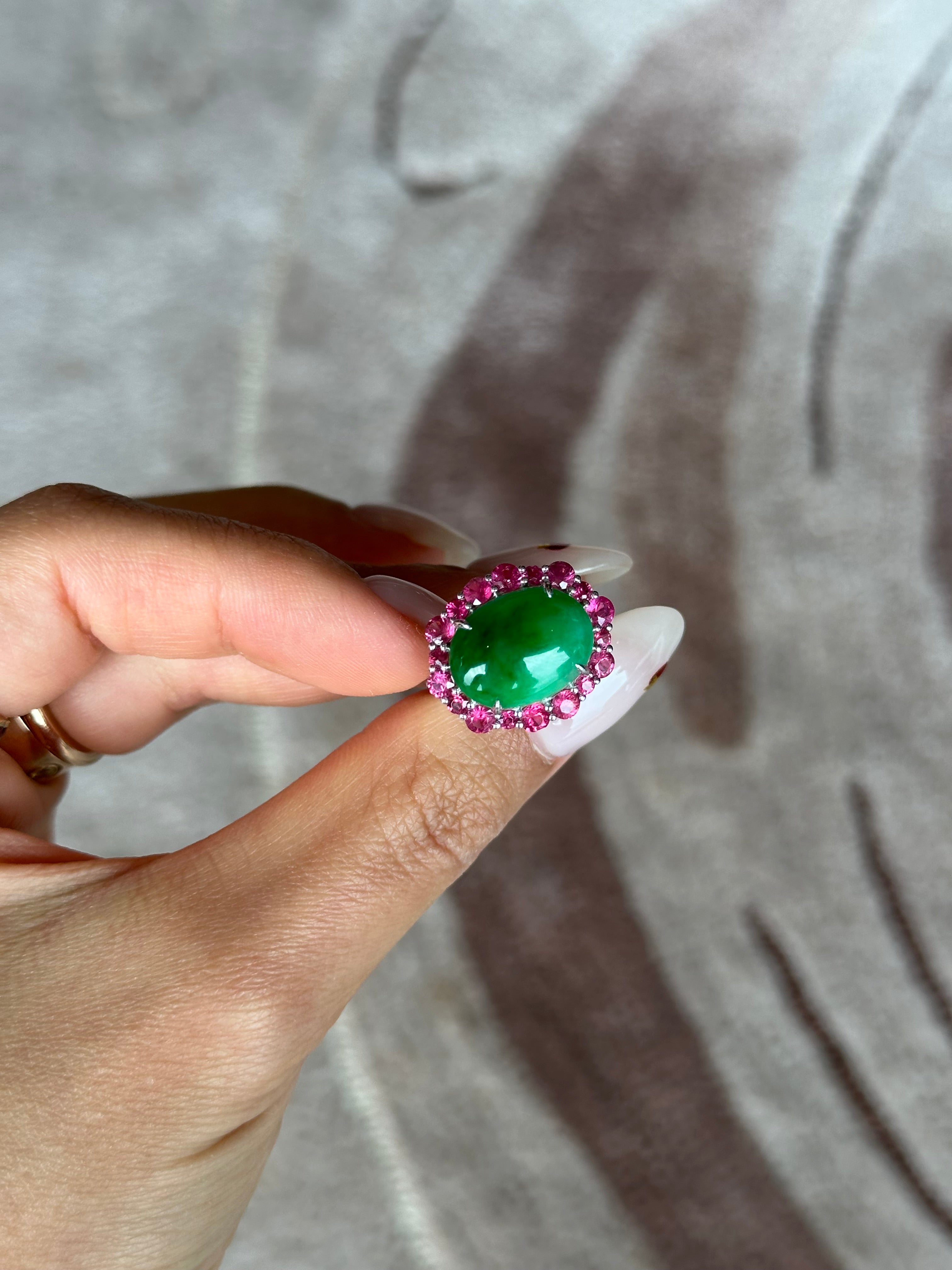 SPINEL JADE RING AVCHK445