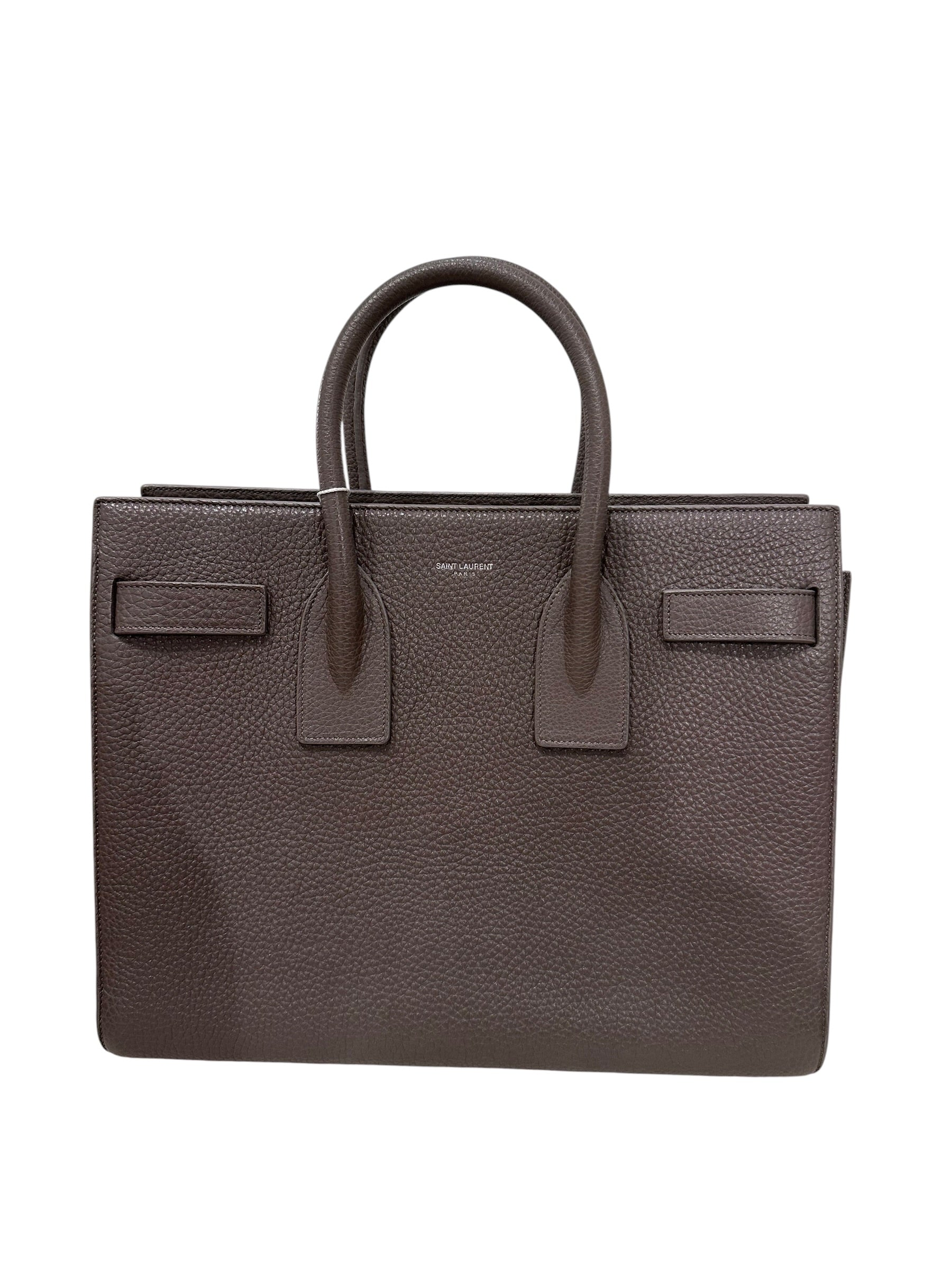 YSL Grey Sac De Jour Tote Bag