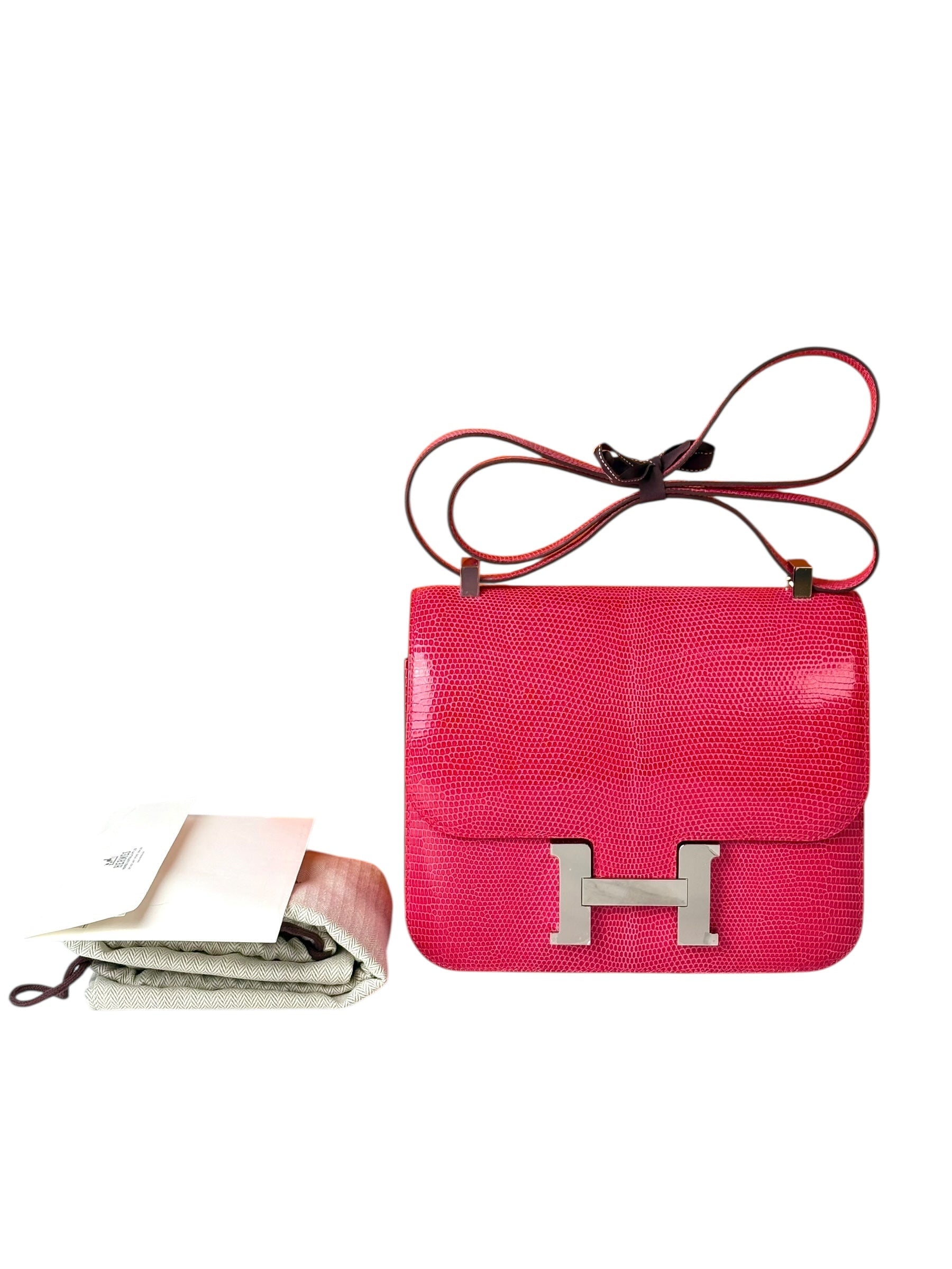 Hermes Constance 24 Bag in Rose Extreme