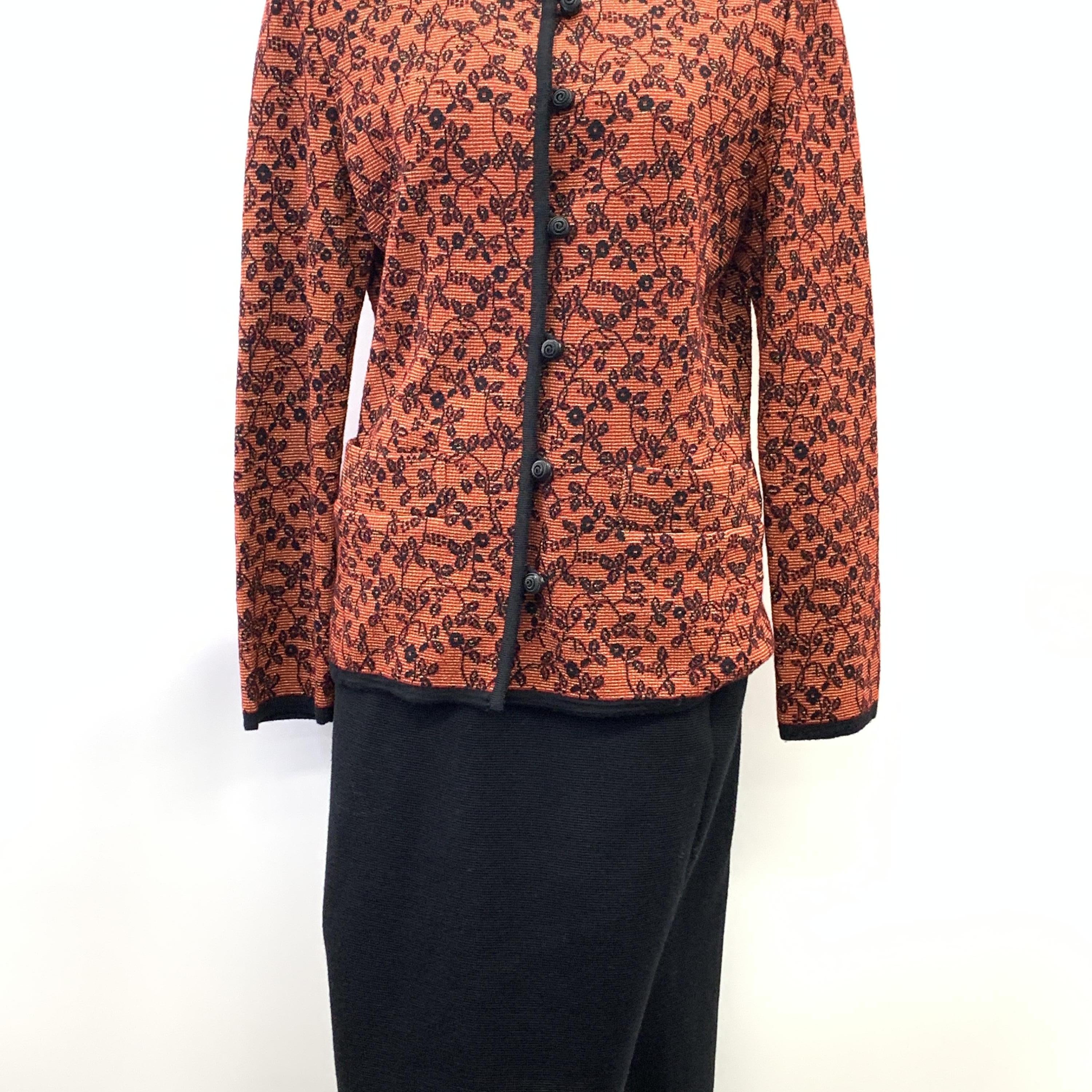 Yves Saint Laurent Vintage Floral Pattern Blazer Jacket C323702