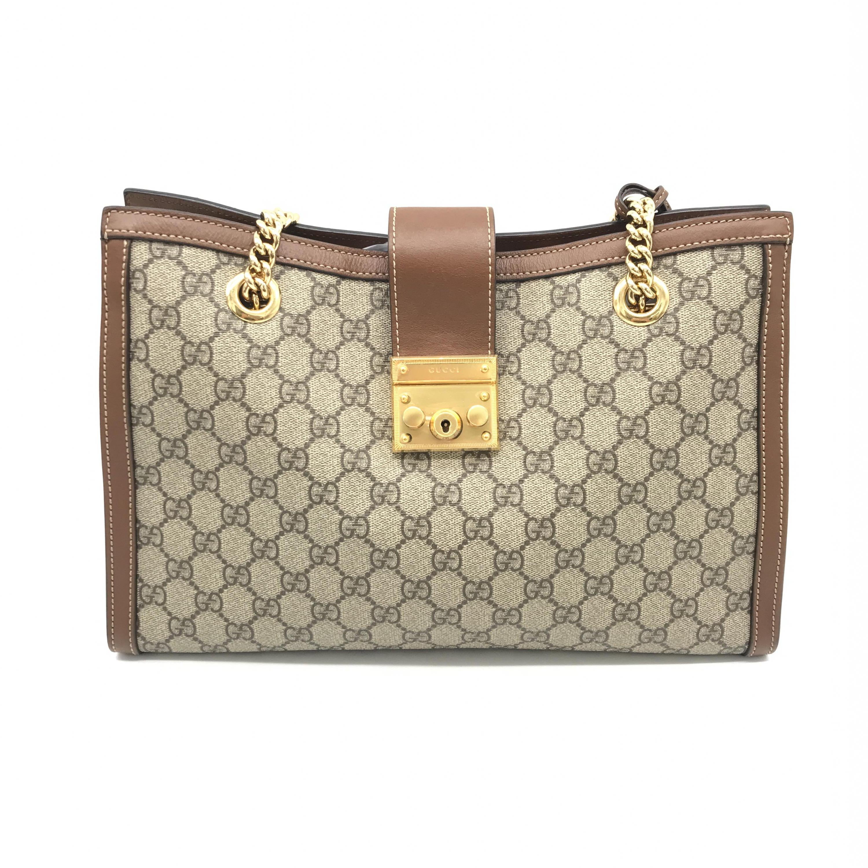 GG Supreme Padlock Tote Shoulder Bag C272539