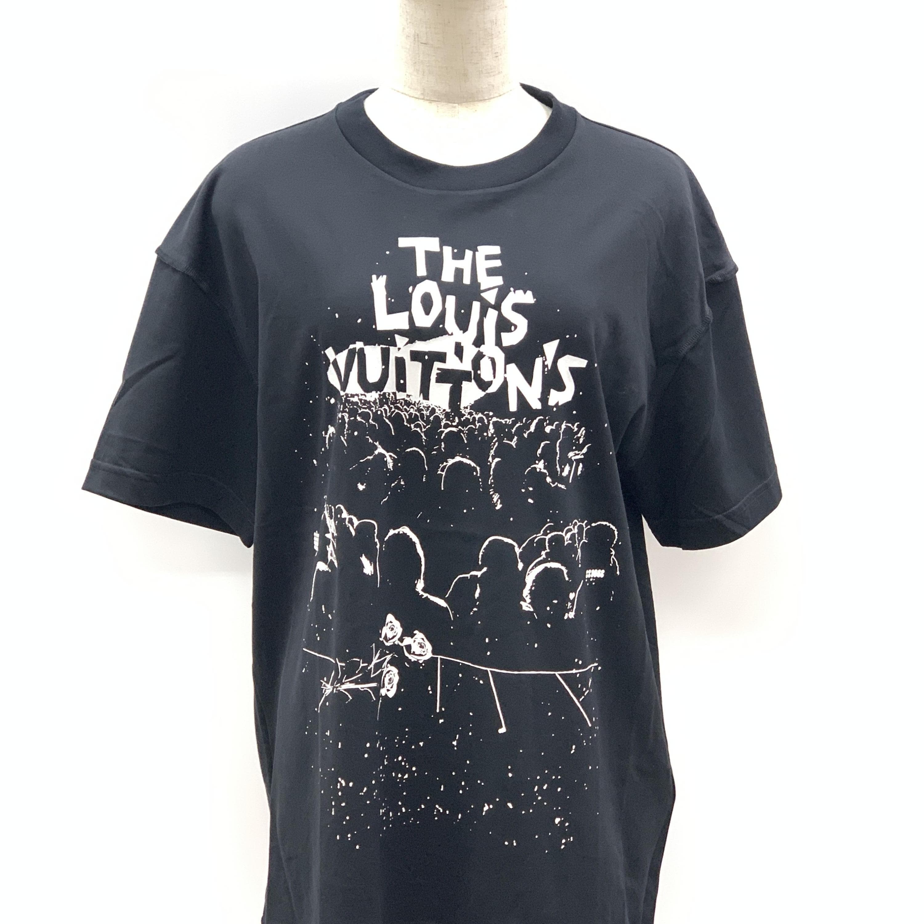 Louis Vuitton Black Graphic Print Concert T-Shirt C323647