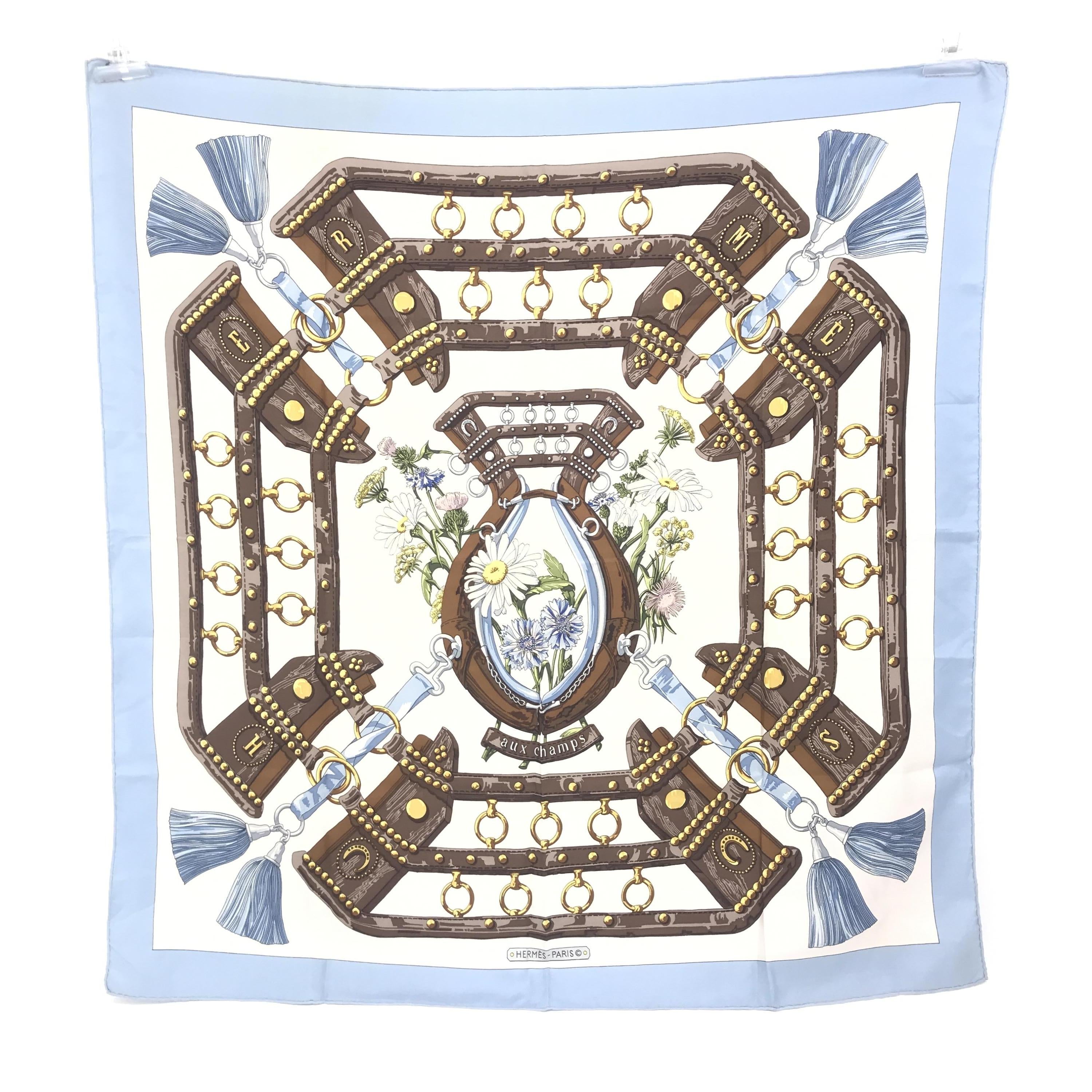 Silk Scarf With Floral Design C290714