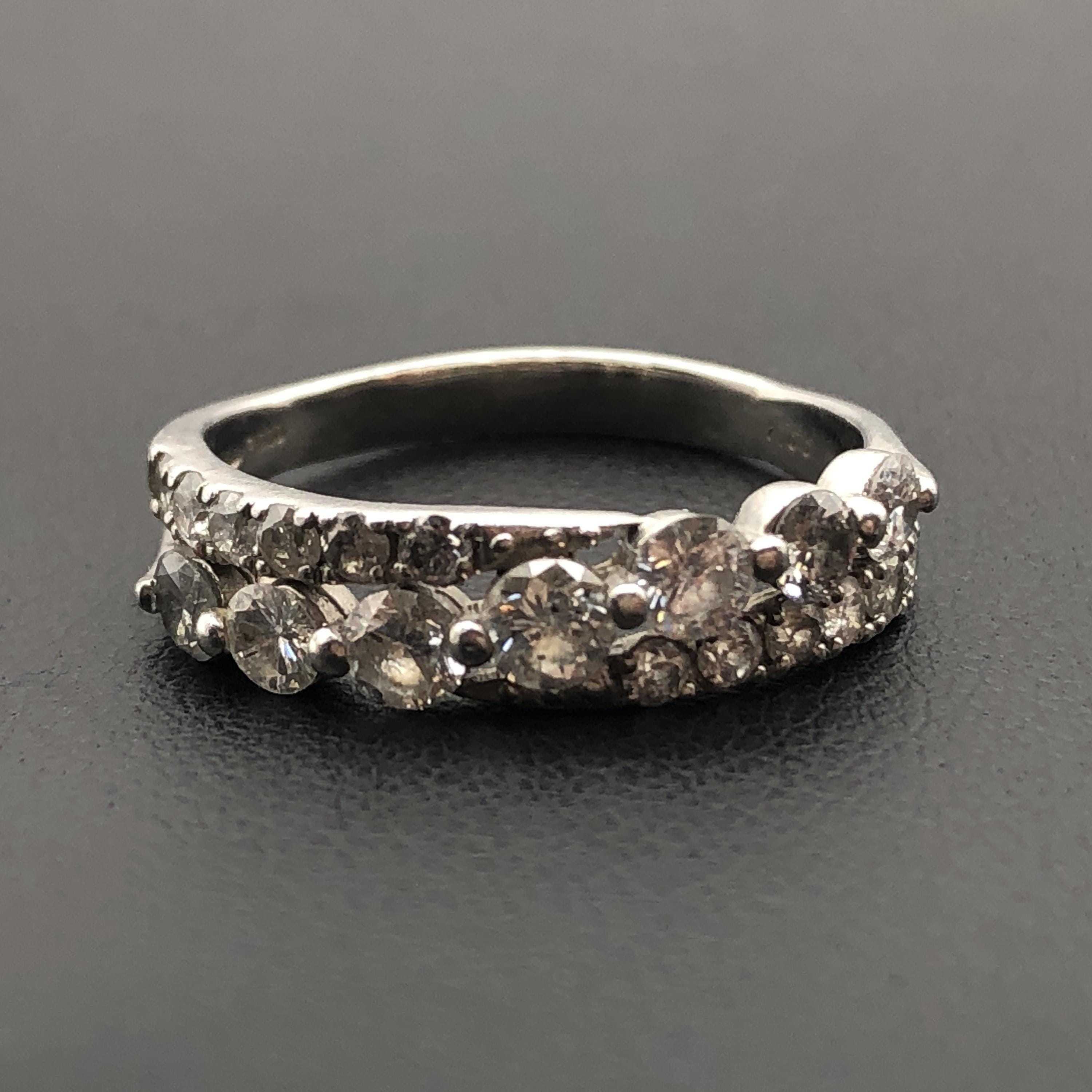 Custom Jewelry Diamond Ring, D(1.00ct), PT900, 3.9g, US Size 6 C297187