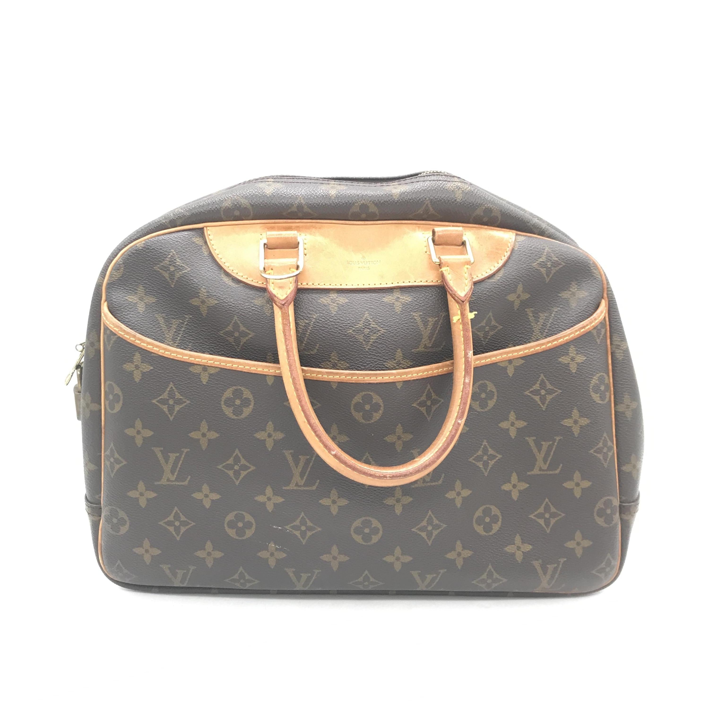 Louis Vuitton Monogram Deauville Bowling Handbag C330982