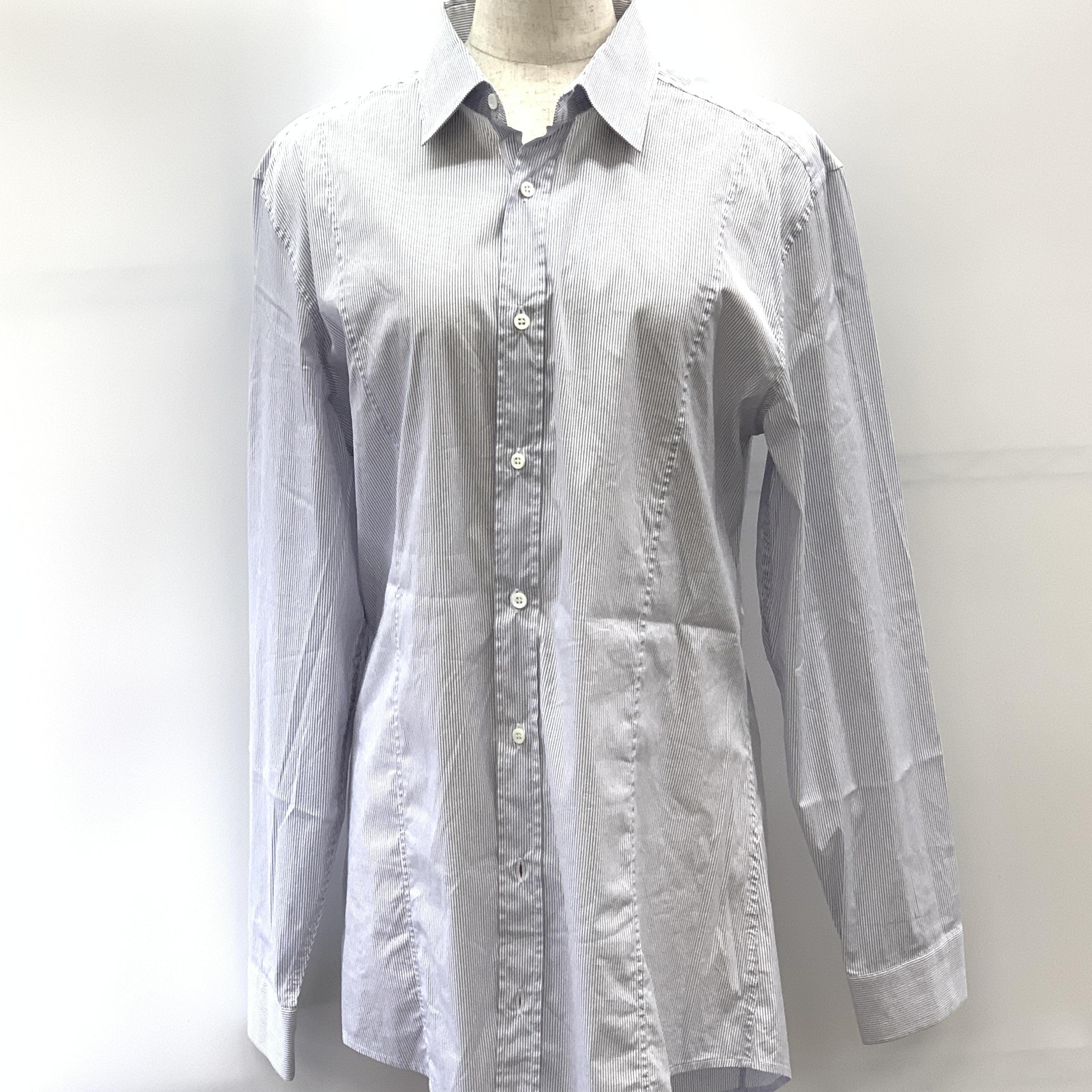 Gucci Button Up Vertical Stripe Shirt C323583
