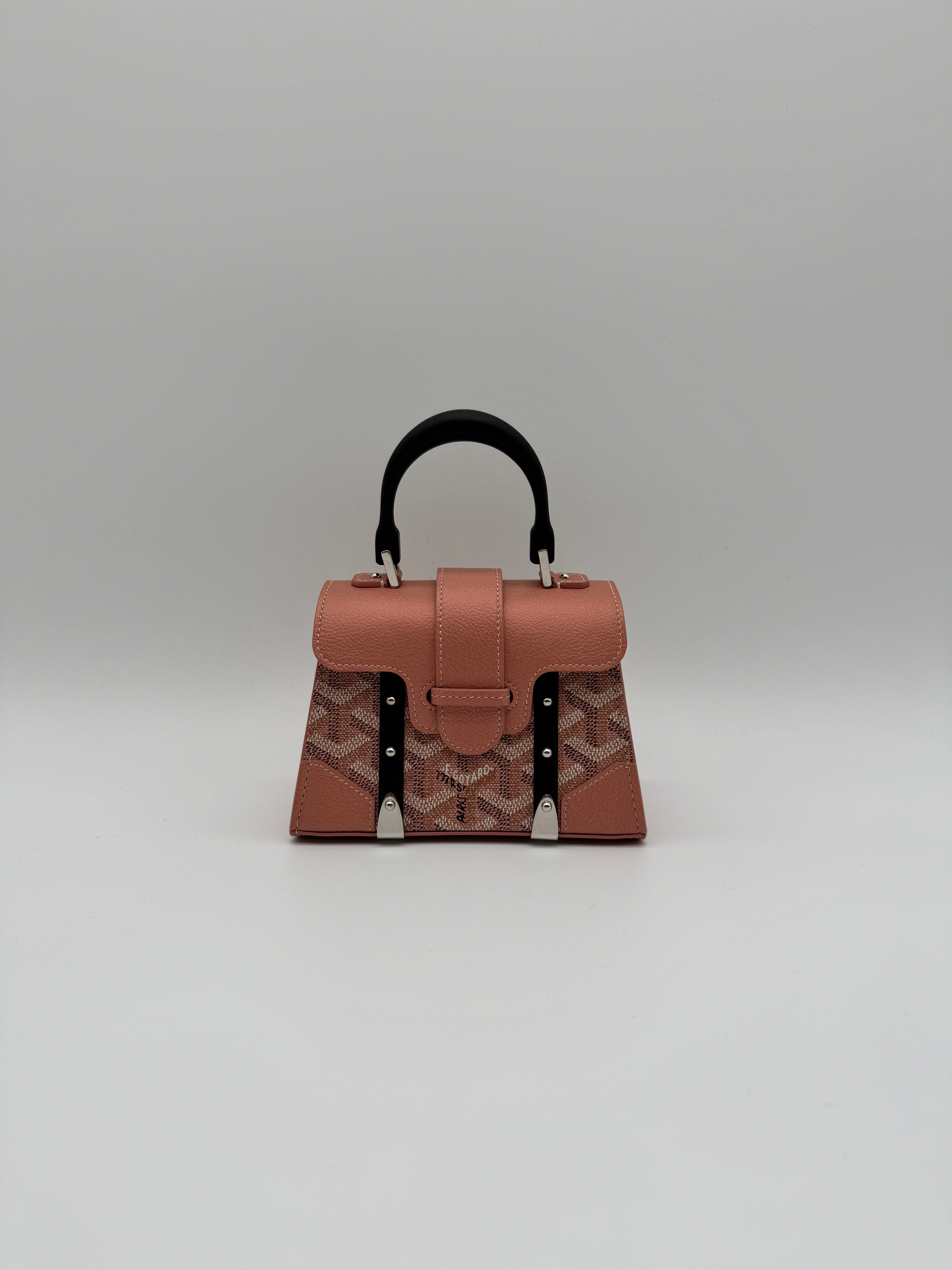 Goyard Saïgon Structuré Nano Multicoloured Pink Metallic Goyardine Palladium Hardware
