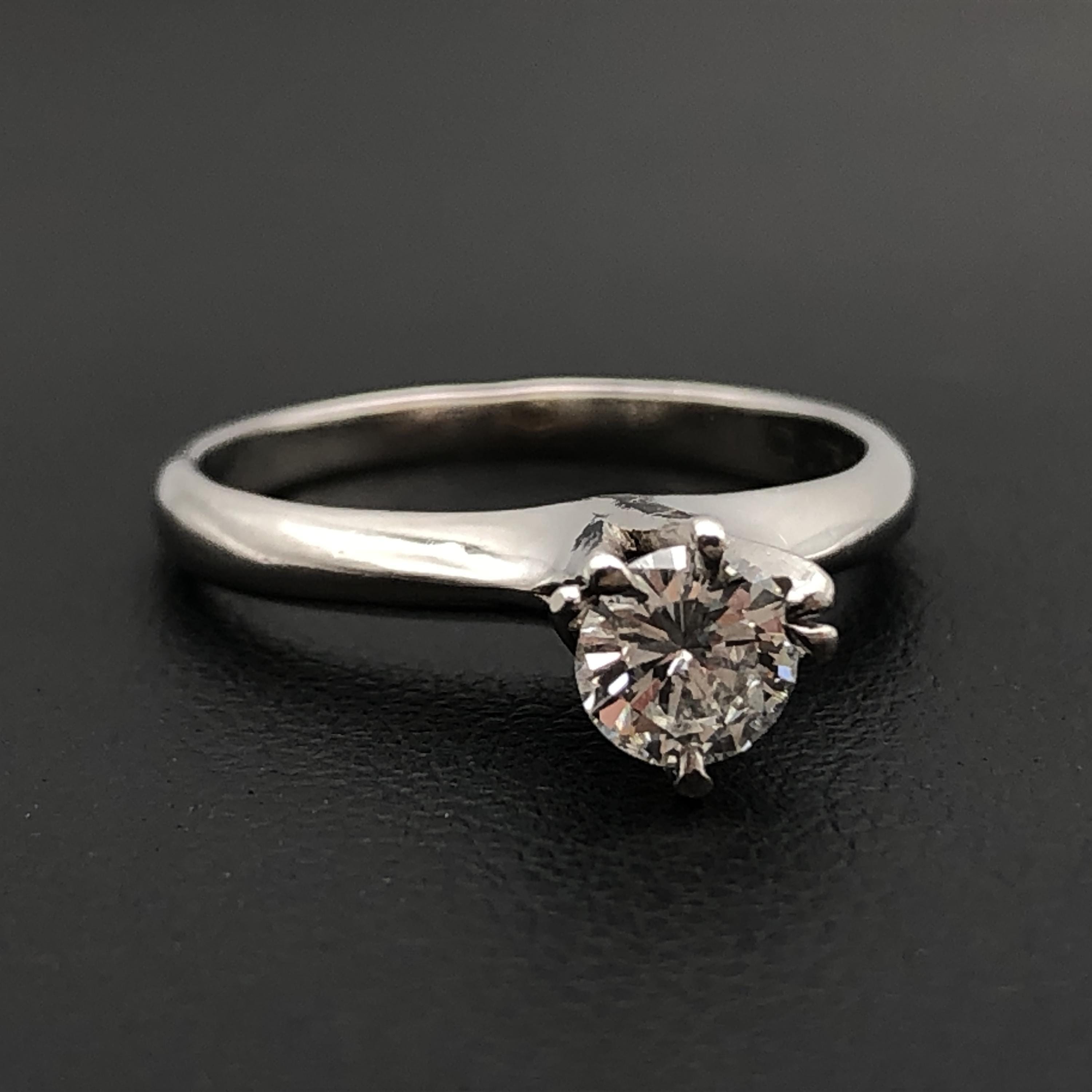 Tasaki 1P Diamond Ring, D(0.30ct), PT900, 3.2g, US Size 4.5 C366031