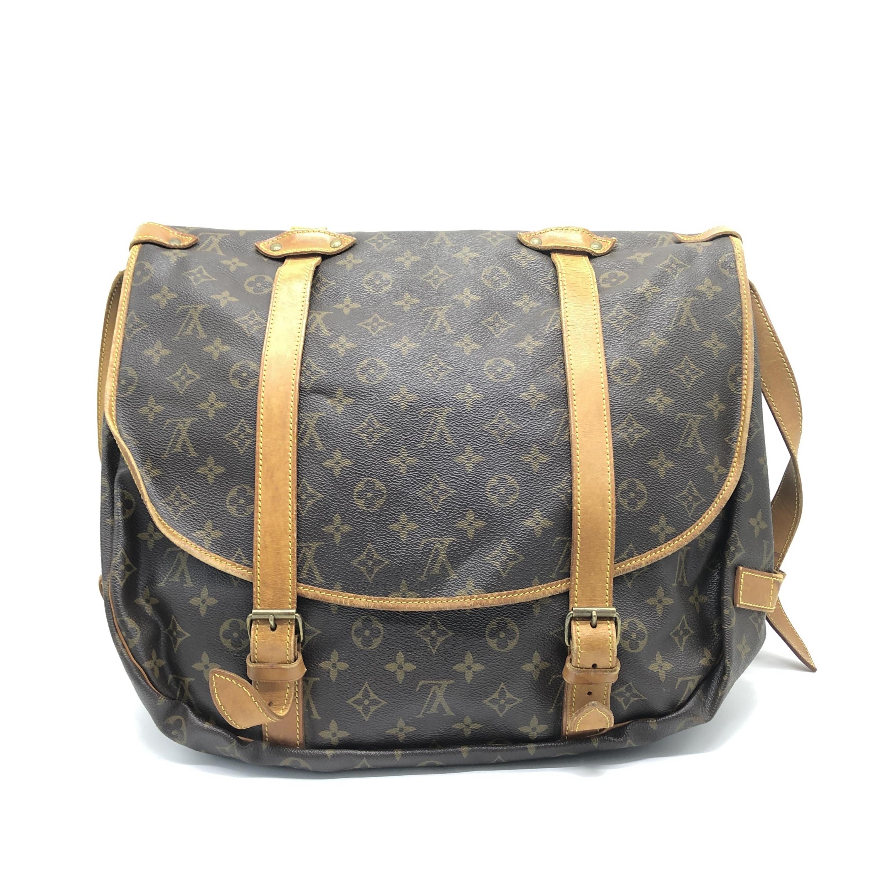 Louis Vuitton Monogram Saumur Shoulder Bag C320033