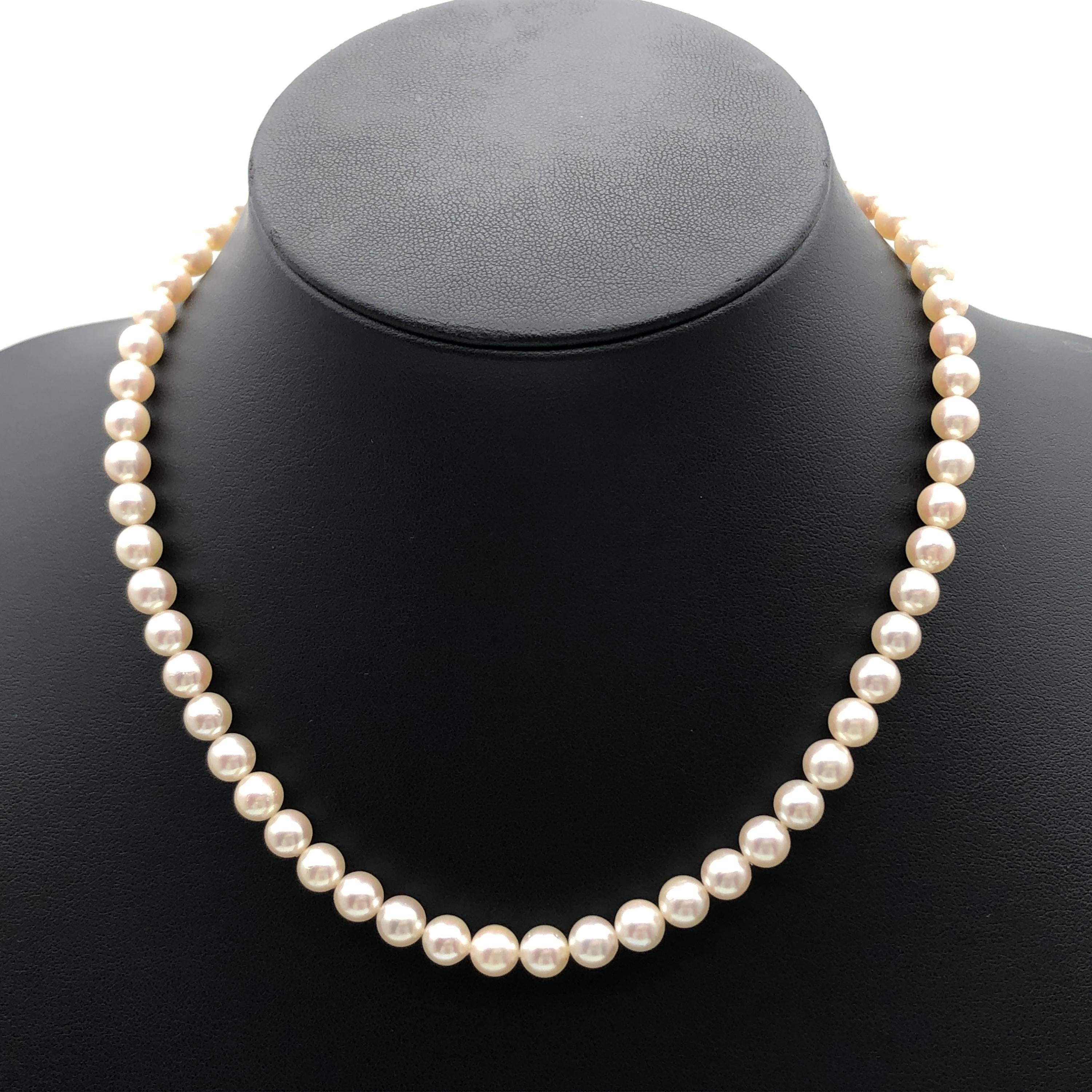 Tasaki Necklace, Pearl Strings, K14 Gold C366303