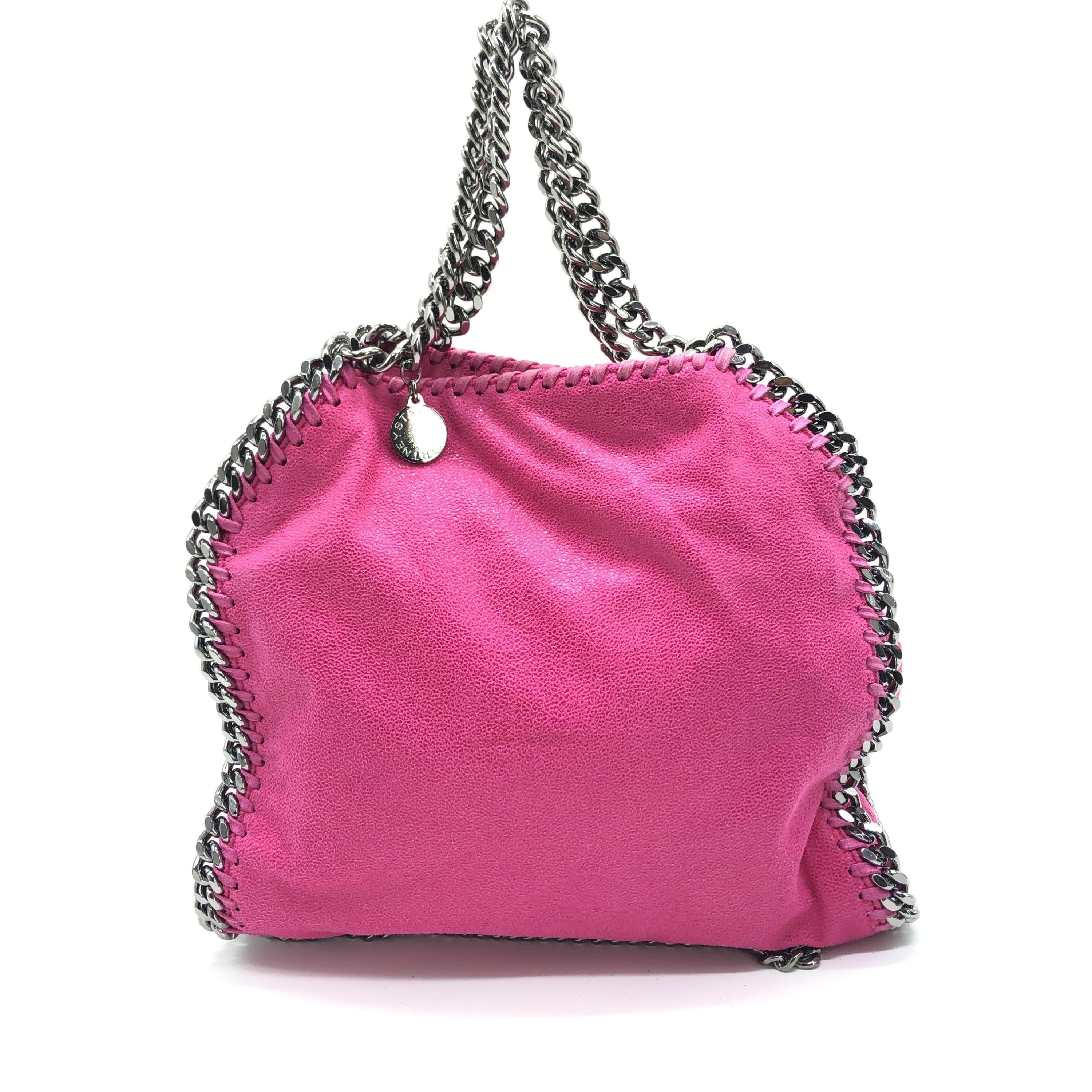 Stella McCartney Pink Falabella Chain Shoulder Bag C319548