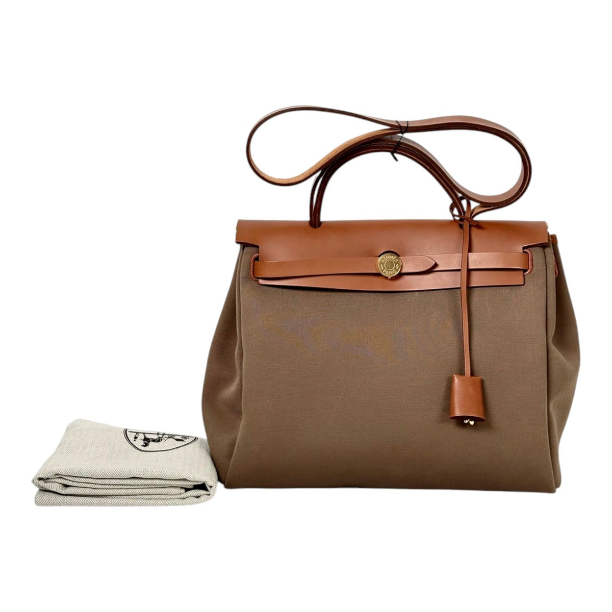 Hermes Brown Herbag Zip 31 Bag