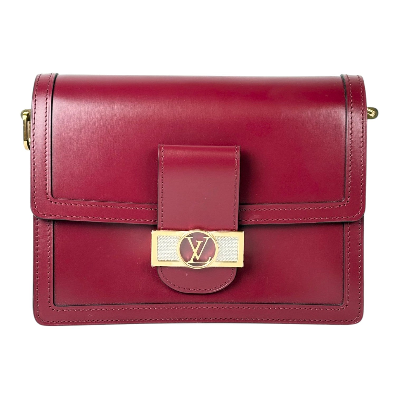 Louis Vuitton Burgundy Dauphine MM Bag