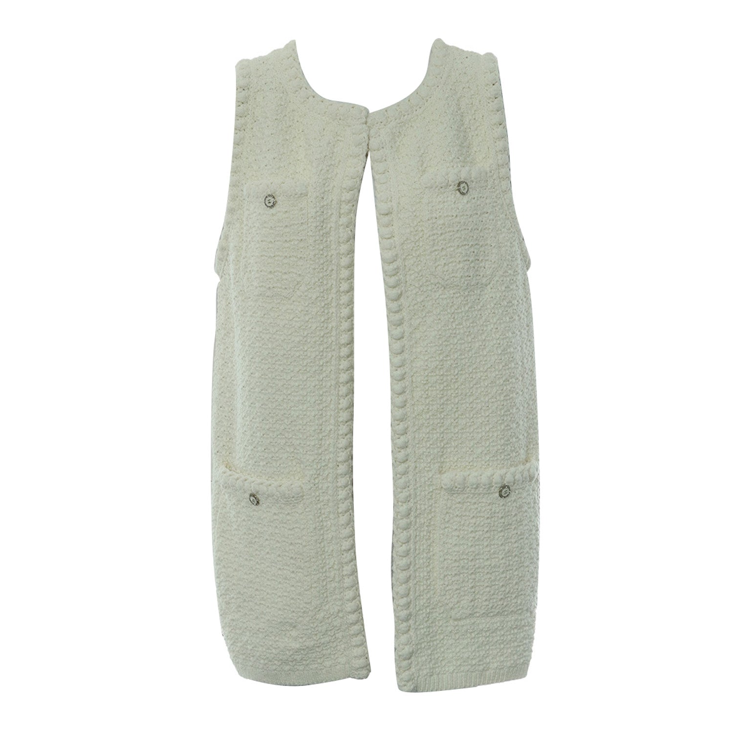 Chanel 22S Sleeveless Knit Outer CHA03002C