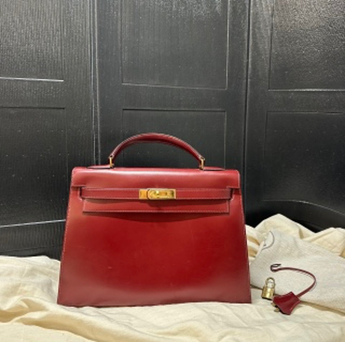 *Hermes Kelly 32 Box R US65223