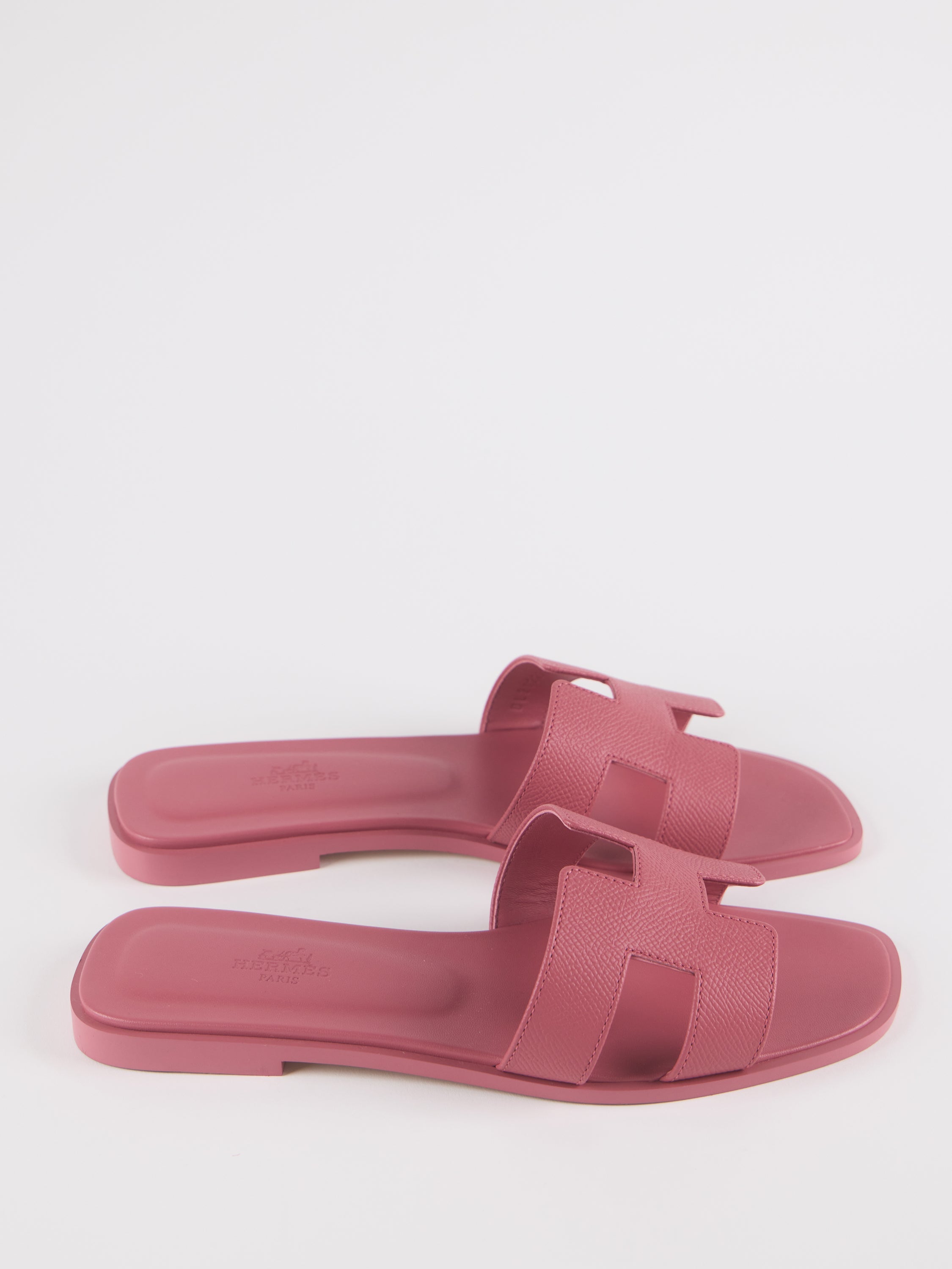 HERMÈS ORAN SANDAL Rose De Venise - Size 37