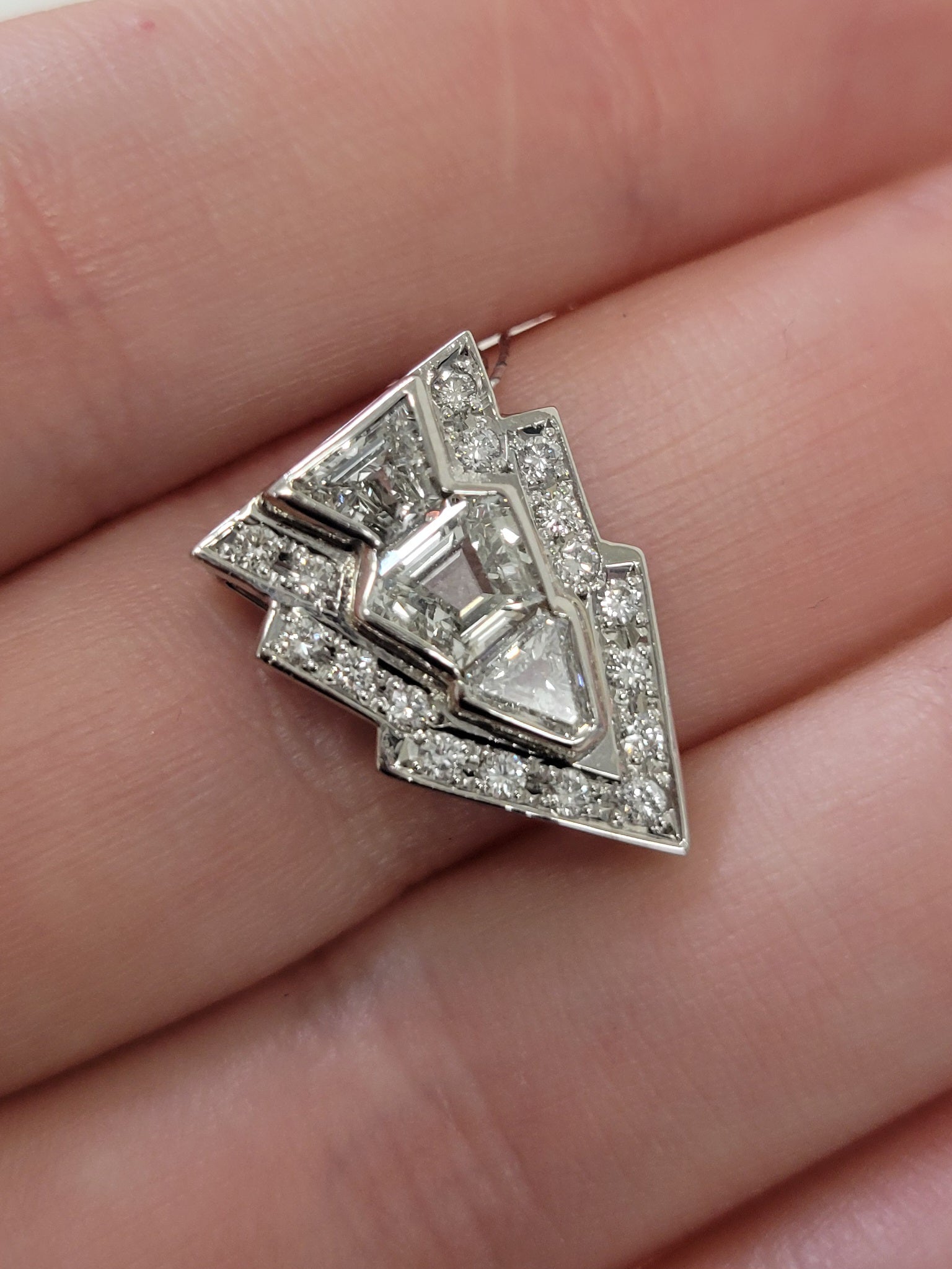 Diamond Pendant 1ct in Pt900 (XX4559) JJC1432