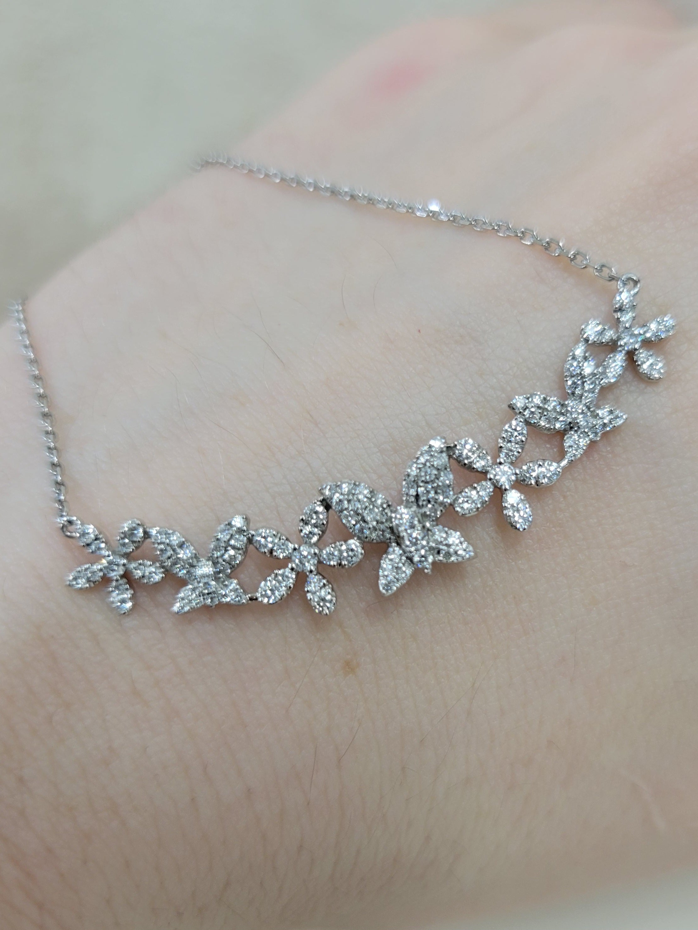 Diamond Necklace 0.71ct in 18K (XX3585) JJC1461