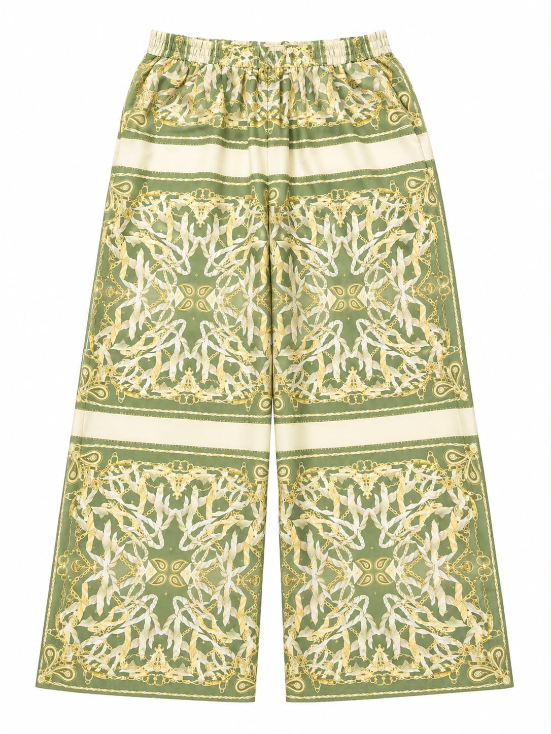 TROUSER PLACEMENT BANDANA CHAIN OLIVE MCL12645