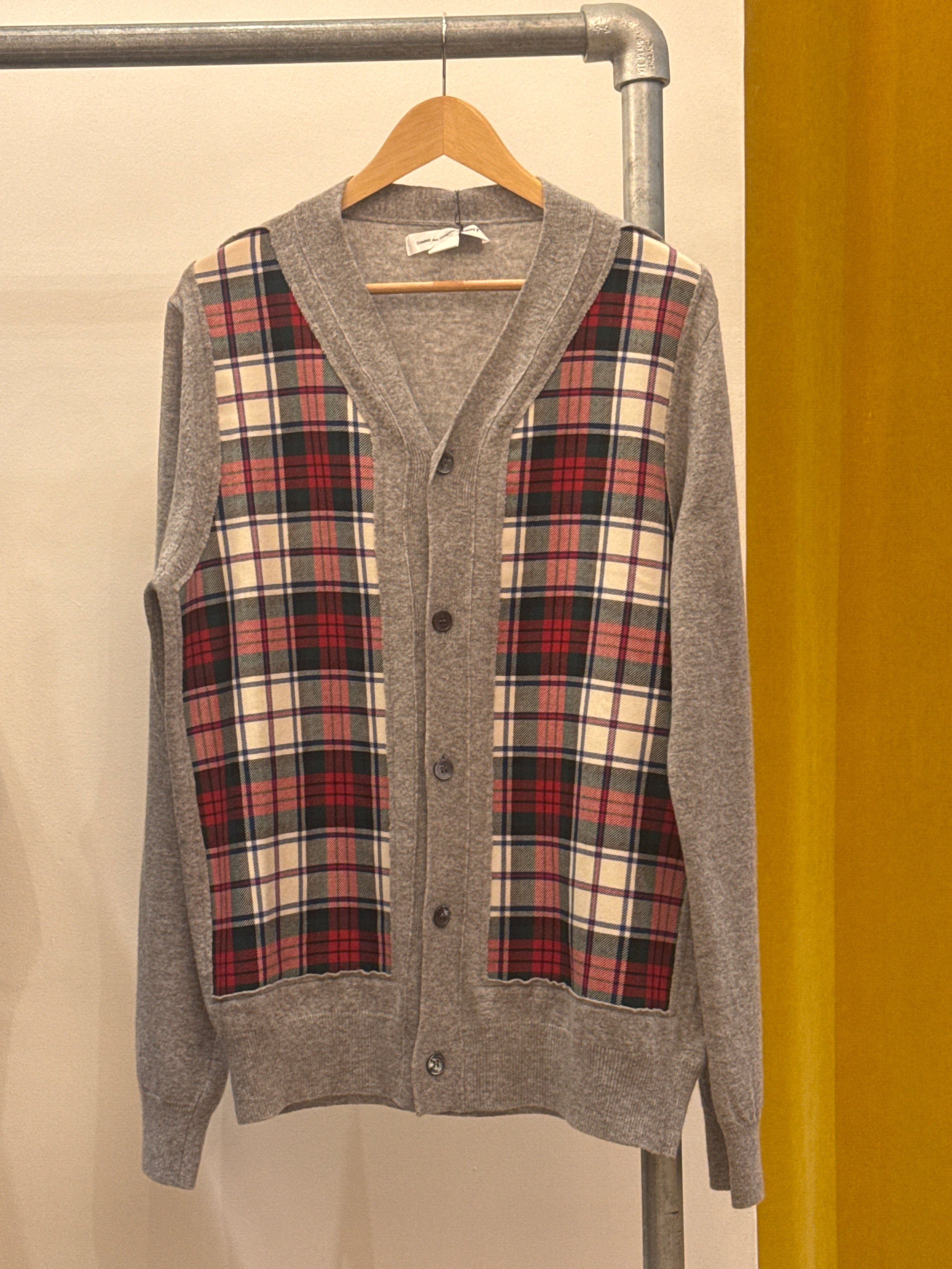 AGC3156 CDG Cardigan tartan