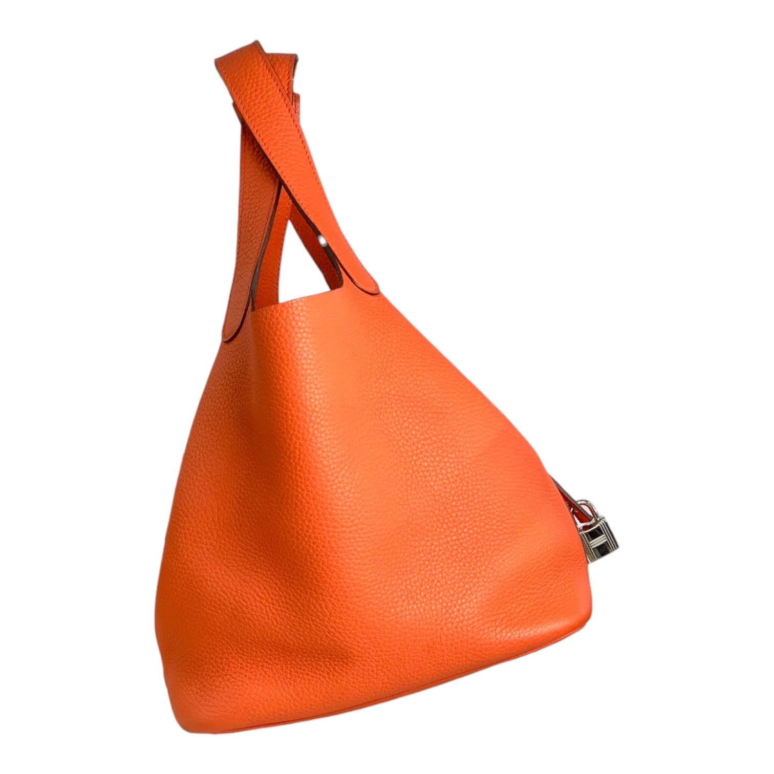 Hermes Picotin 22 Orange Bag in Clemence