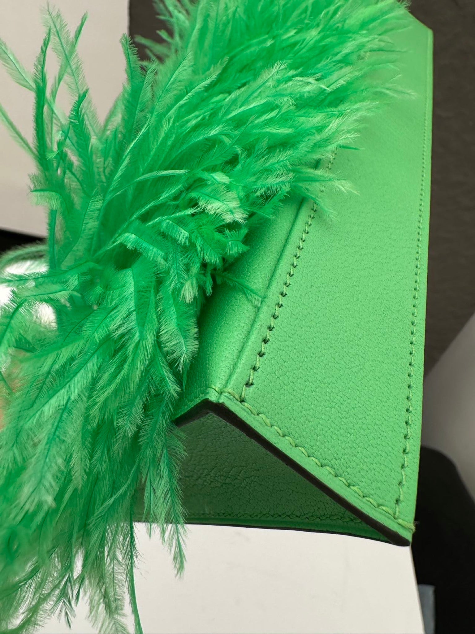 Hermès Kelly Elan Folie Ostrich Feather image 22