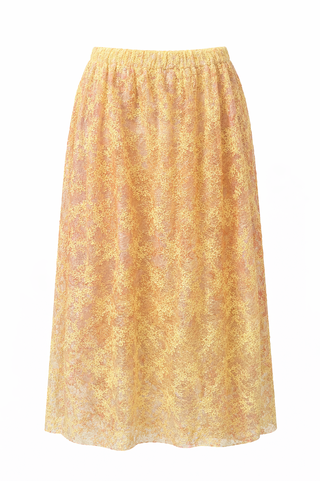 FROUFROU SKIRT SHIMMERY LACE YELLOW MCL00771
