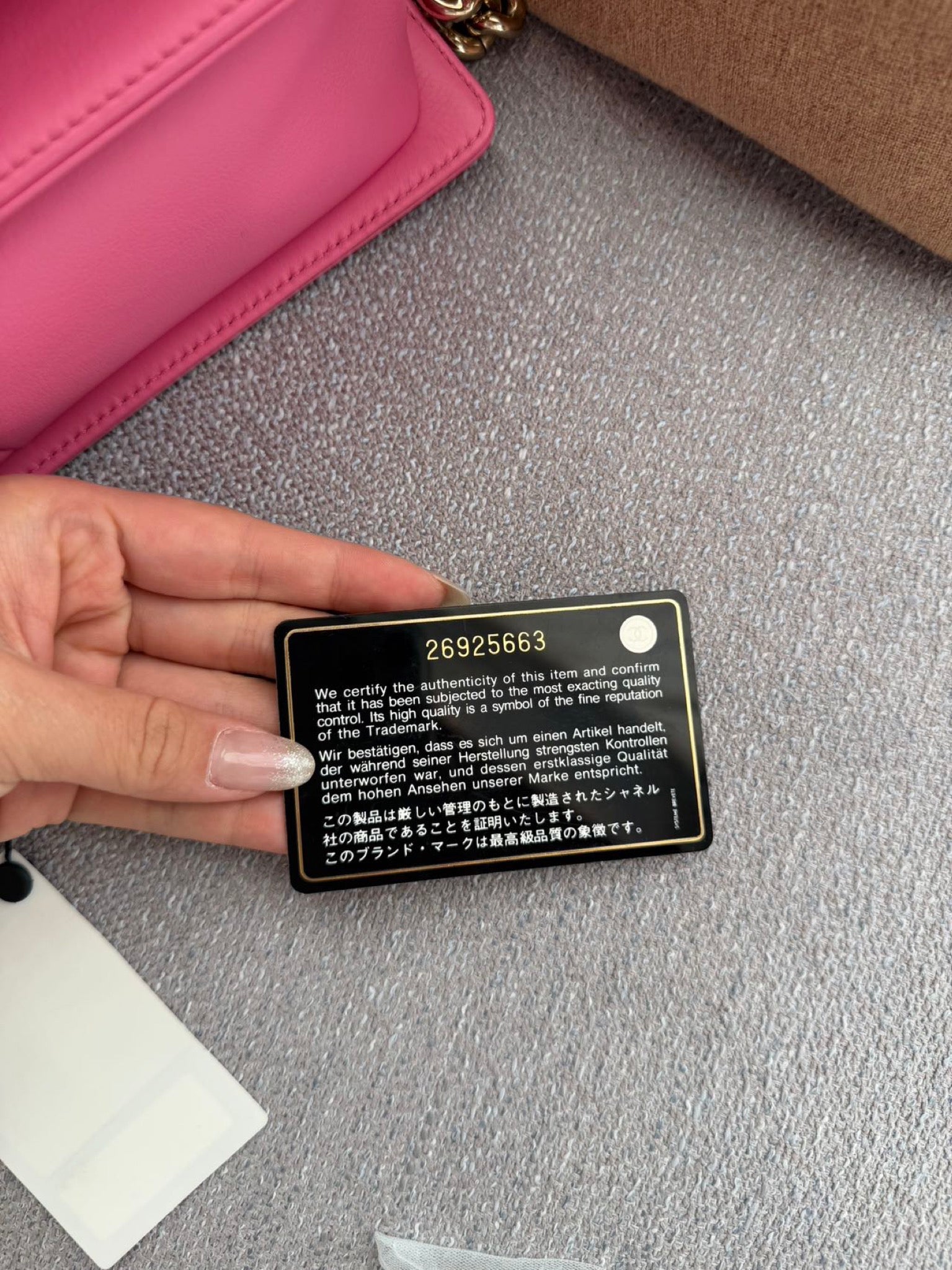Chanel Boy Flap Bag Pink image 23
