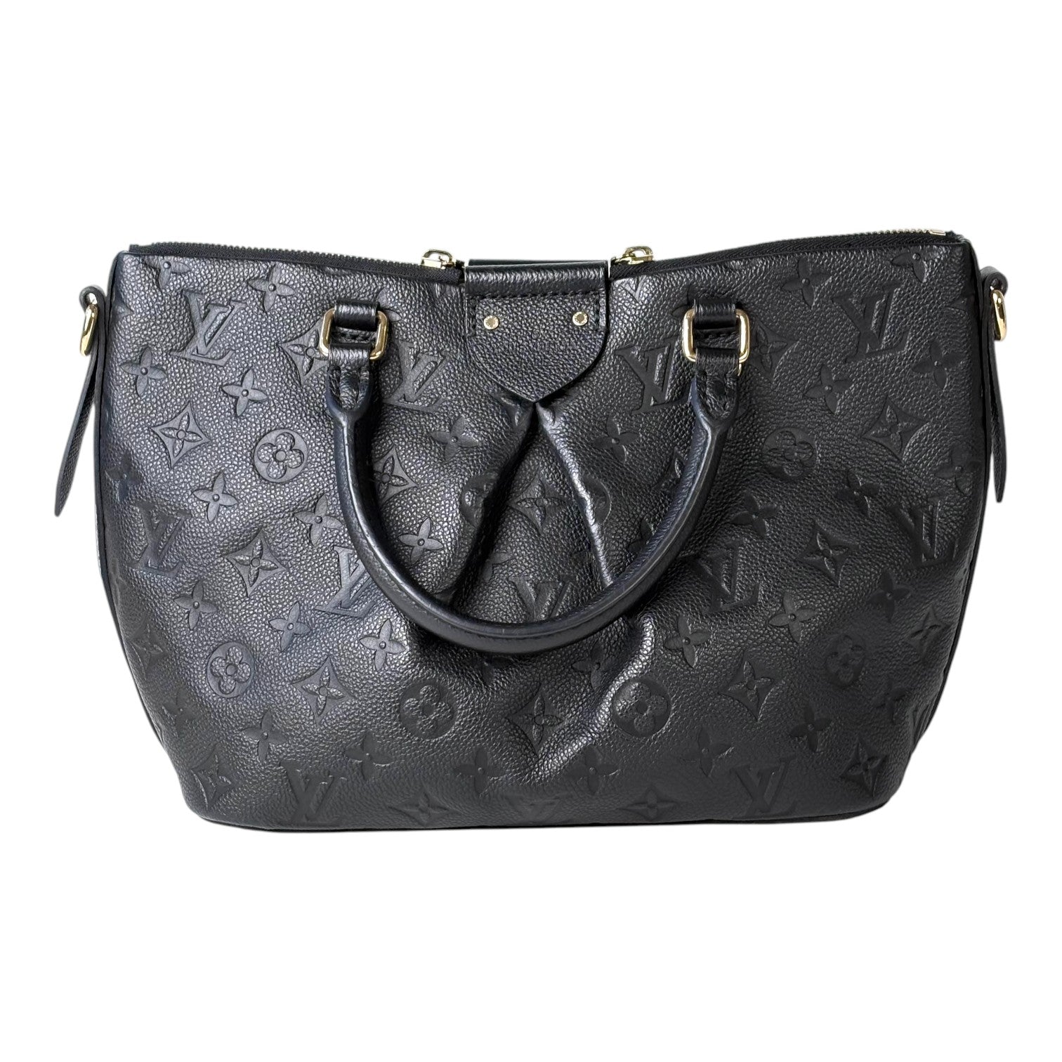 Louis Vuitton Black Leather Mazarine Bag