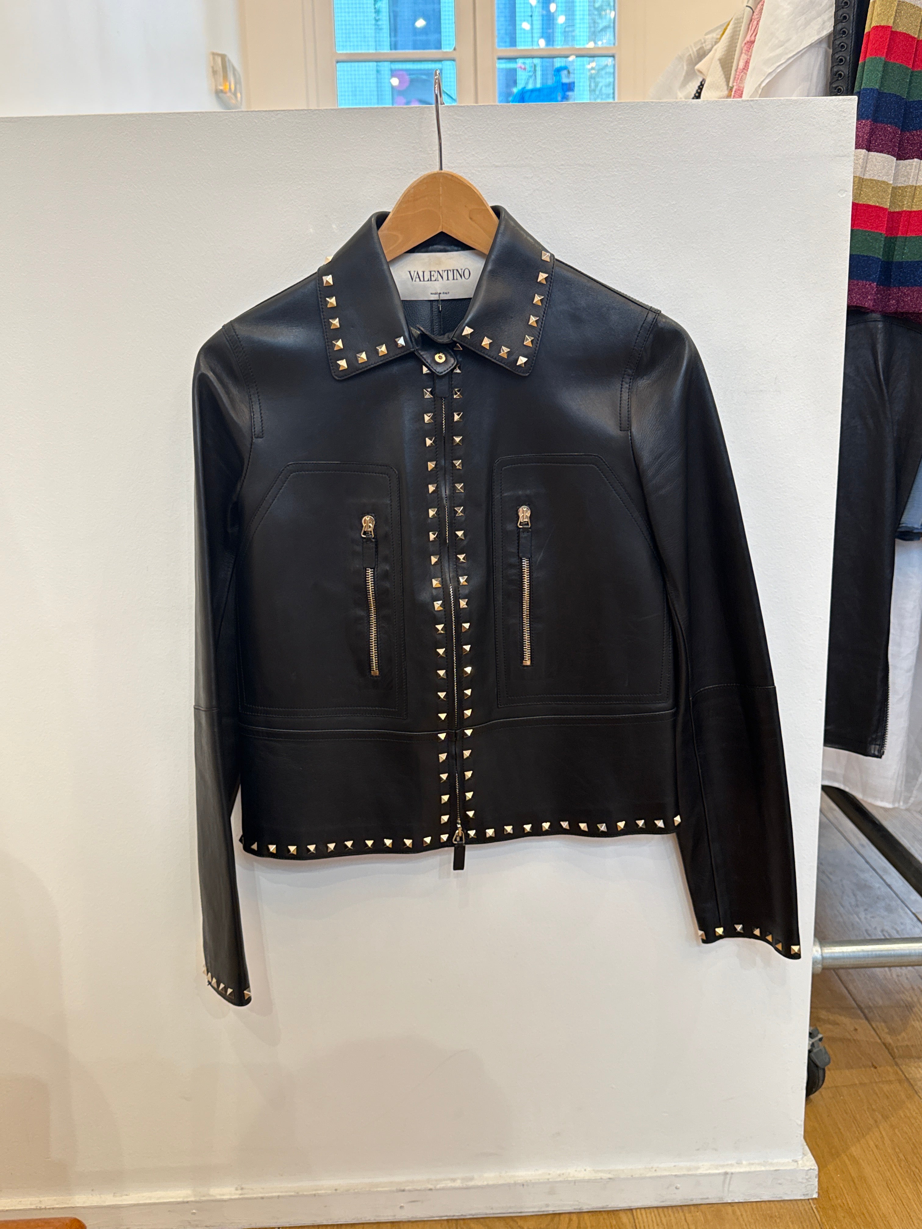Valentino Rock estate leather jacket AGC3636