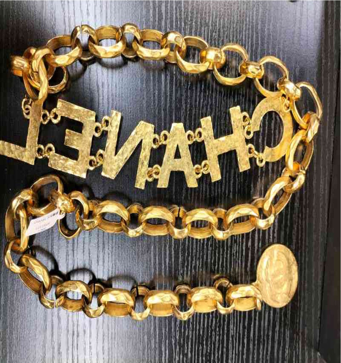 CHANEL letter waist chain LE510025