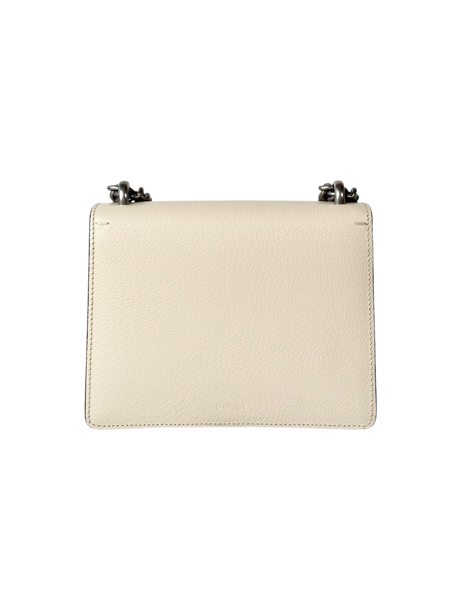 Gucci White Mini Leather Dionysus