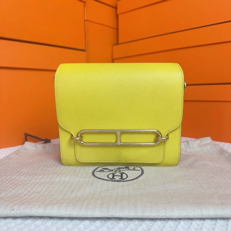 Hermes Roulis Mini Lime Evercolour LGHW #D SYC2176