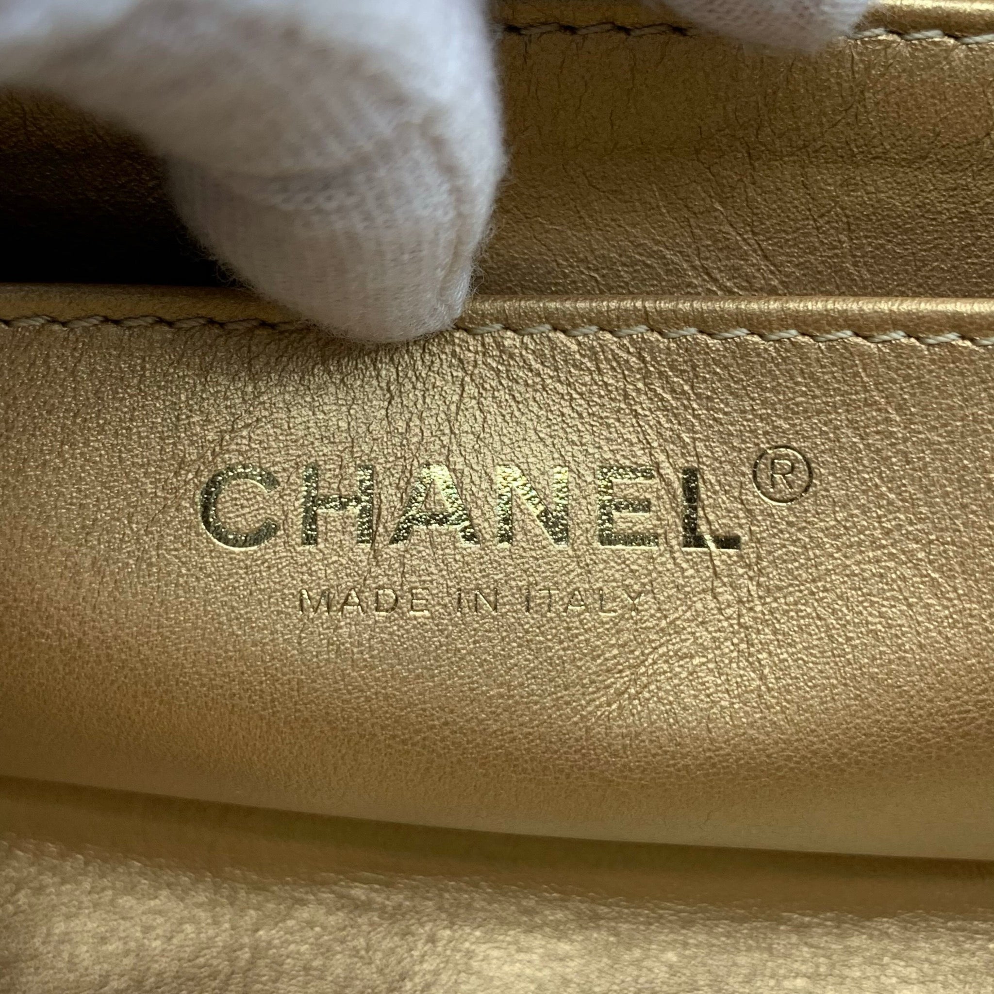 Chanel Mini Classic Flap Rectangle Navy Blue Lambskin Bag image 25
