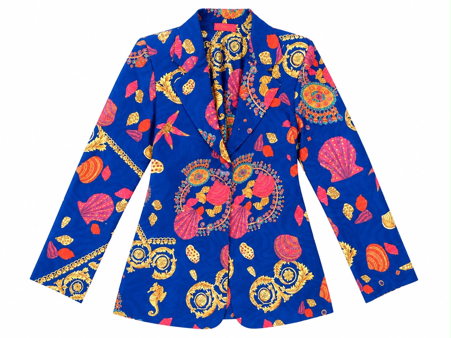 JACKET JUSTY PAMEGEE PRINT BLUE MCL13055