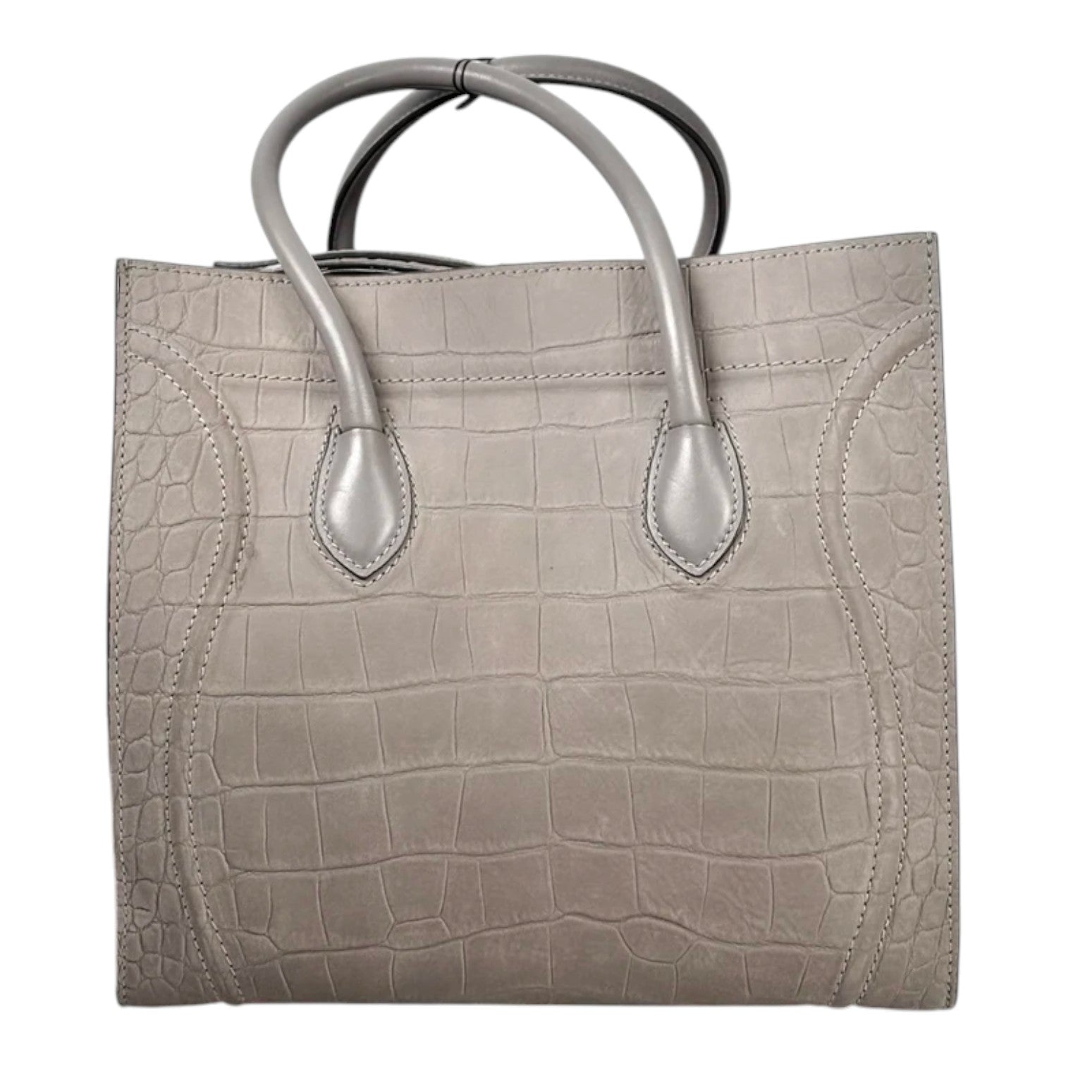 Celine Grey Phantom Luggage Tote Bag
