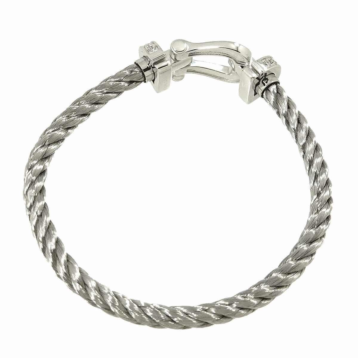 Diamond 0.58 Bracelet 18K K18 WG White Gold 750 902926412