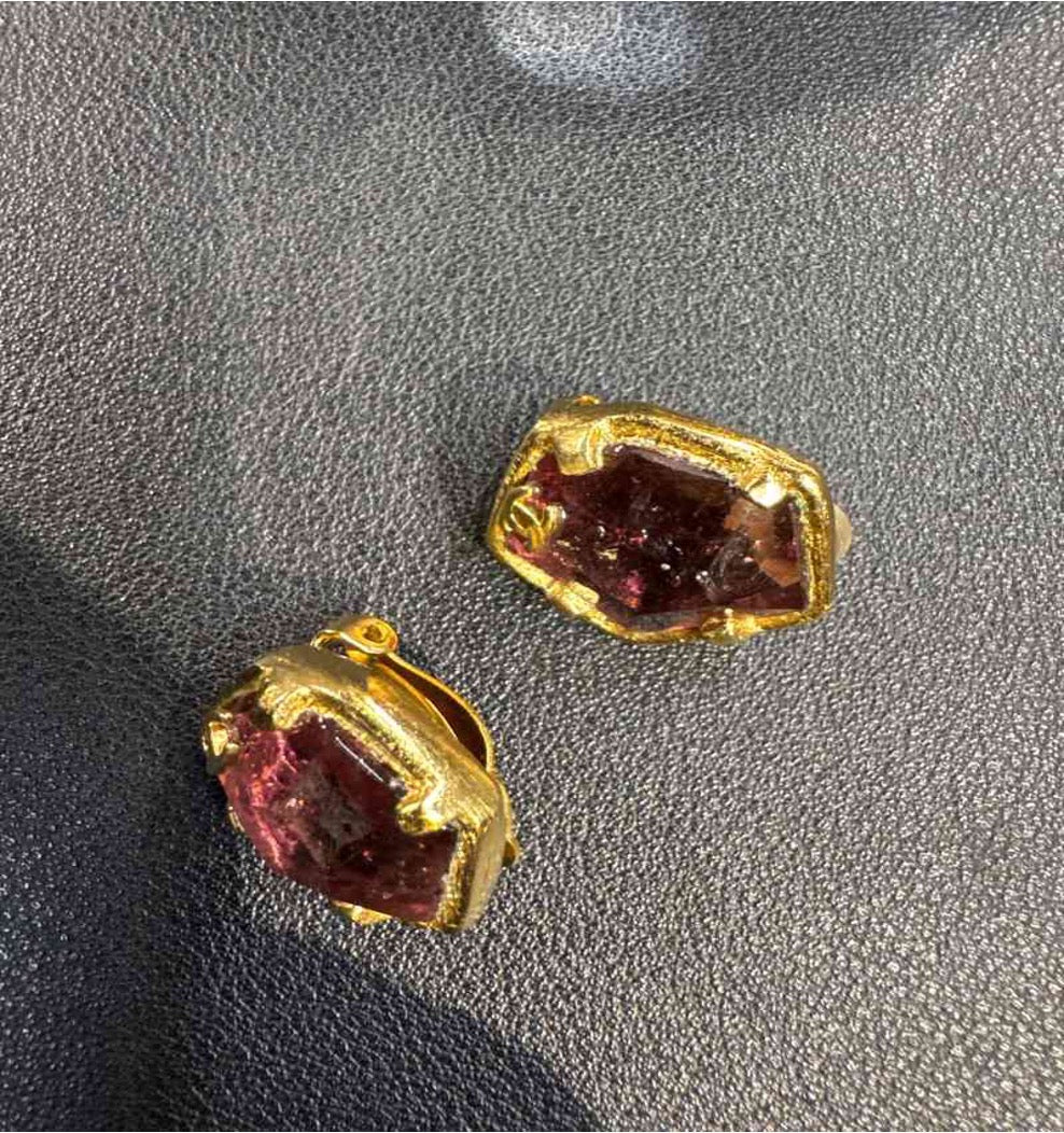 CHANEL Red Clip-on Earrings LZ511829