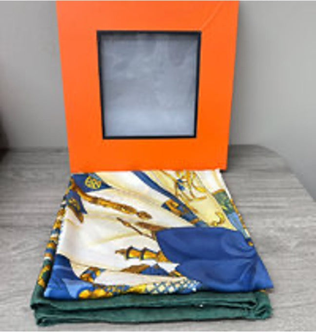 HERMES "Silk Light" 90 Square Scarf 3022603162886