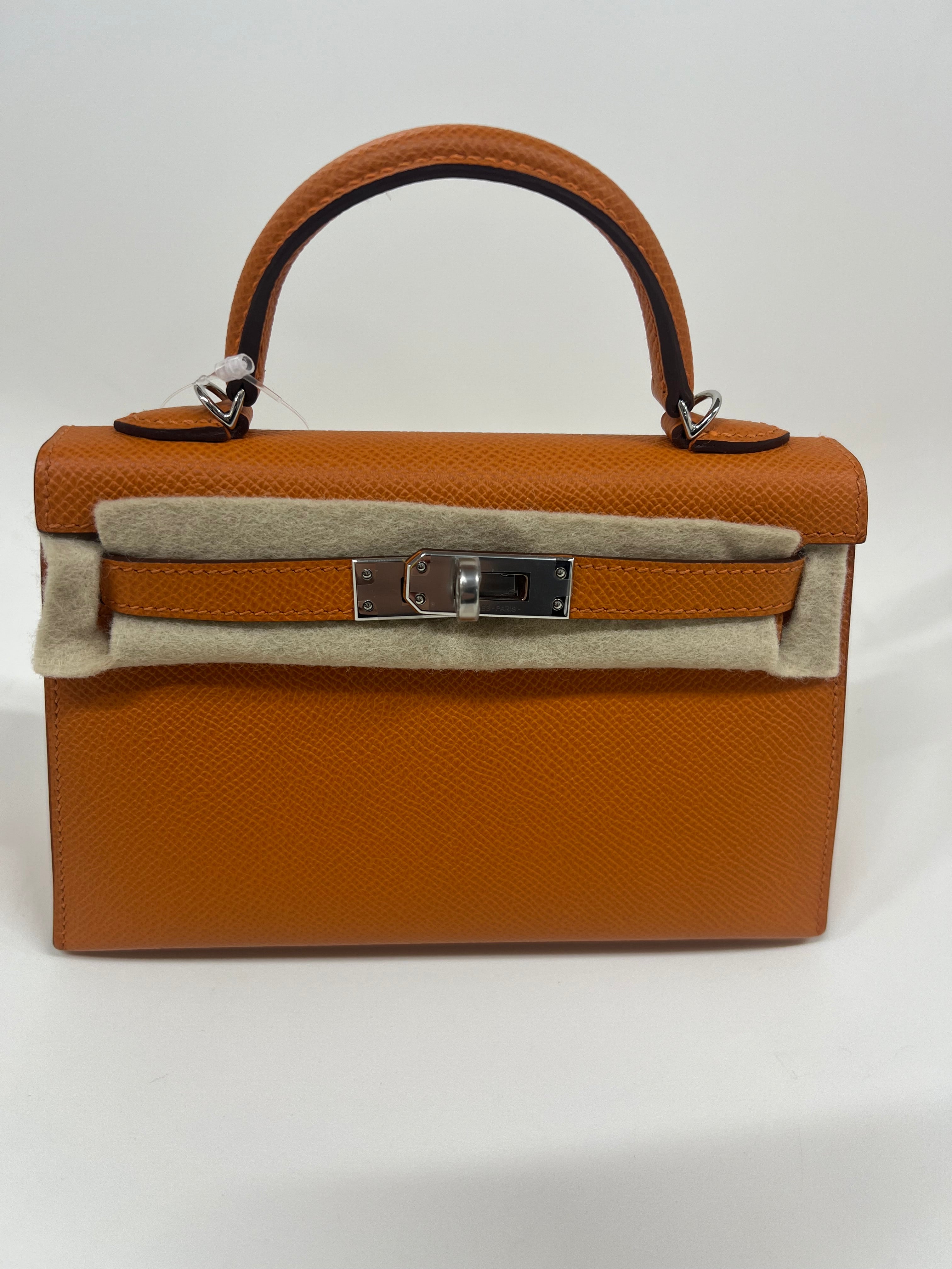 Hermes Mini Kelly Orange