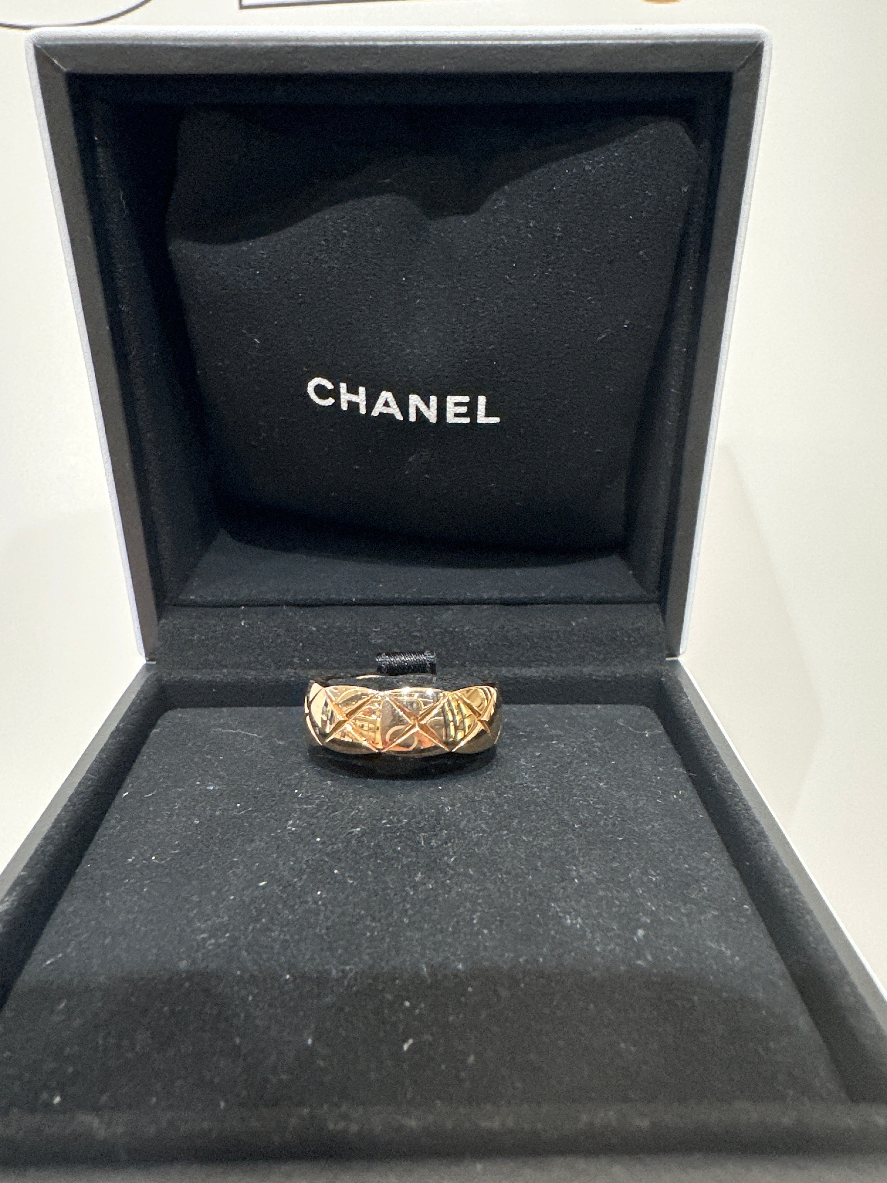 Chanel Rose Gold Coco Crush Ring #52