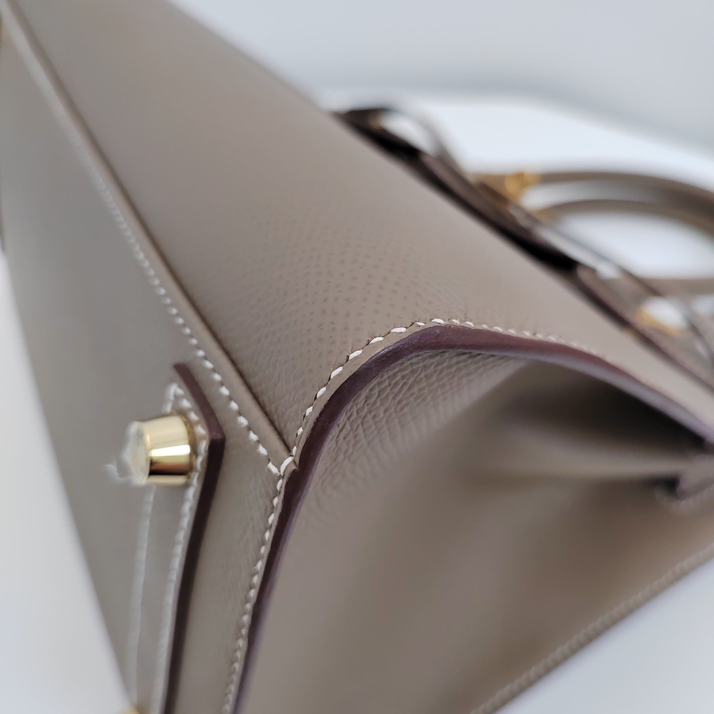 Hermès Birkin 30 Etoupe Epsom Leather  GHW -Stamp Z