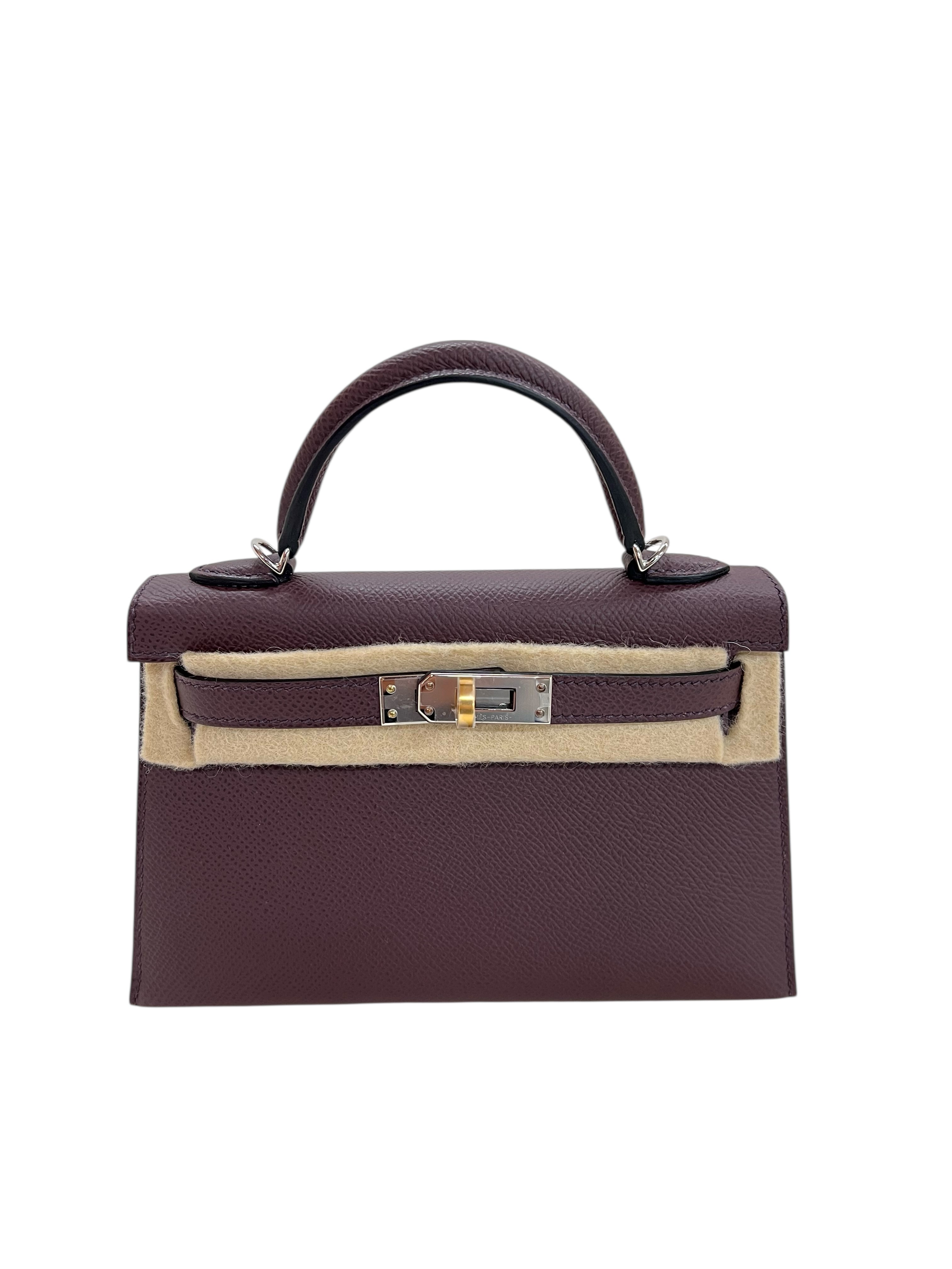Hermes Kelly 20 Rouge Sellier Epsom EHW #W SKCJB-263805