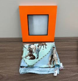 HERMES "Equestrian Museum" 90 square scarf 3022603162908